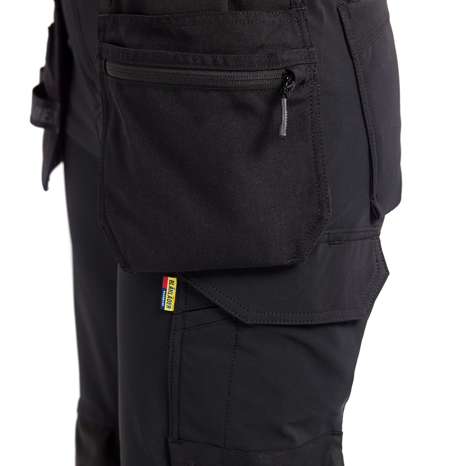 Bl&aring;kl&auml;der women's craftsman trousers full stretch, Black, large image number 5