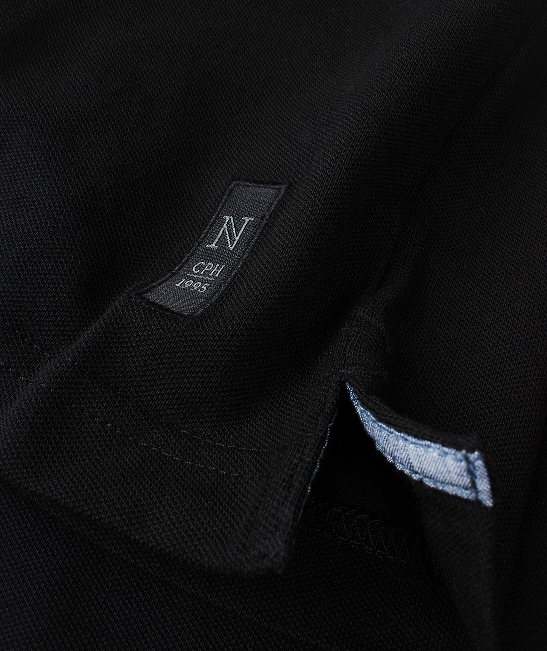 Nimbus Carlington l&aring;ng&auml;rmad pik&eacute;tr&ouml;ja, Svart, large image number 4