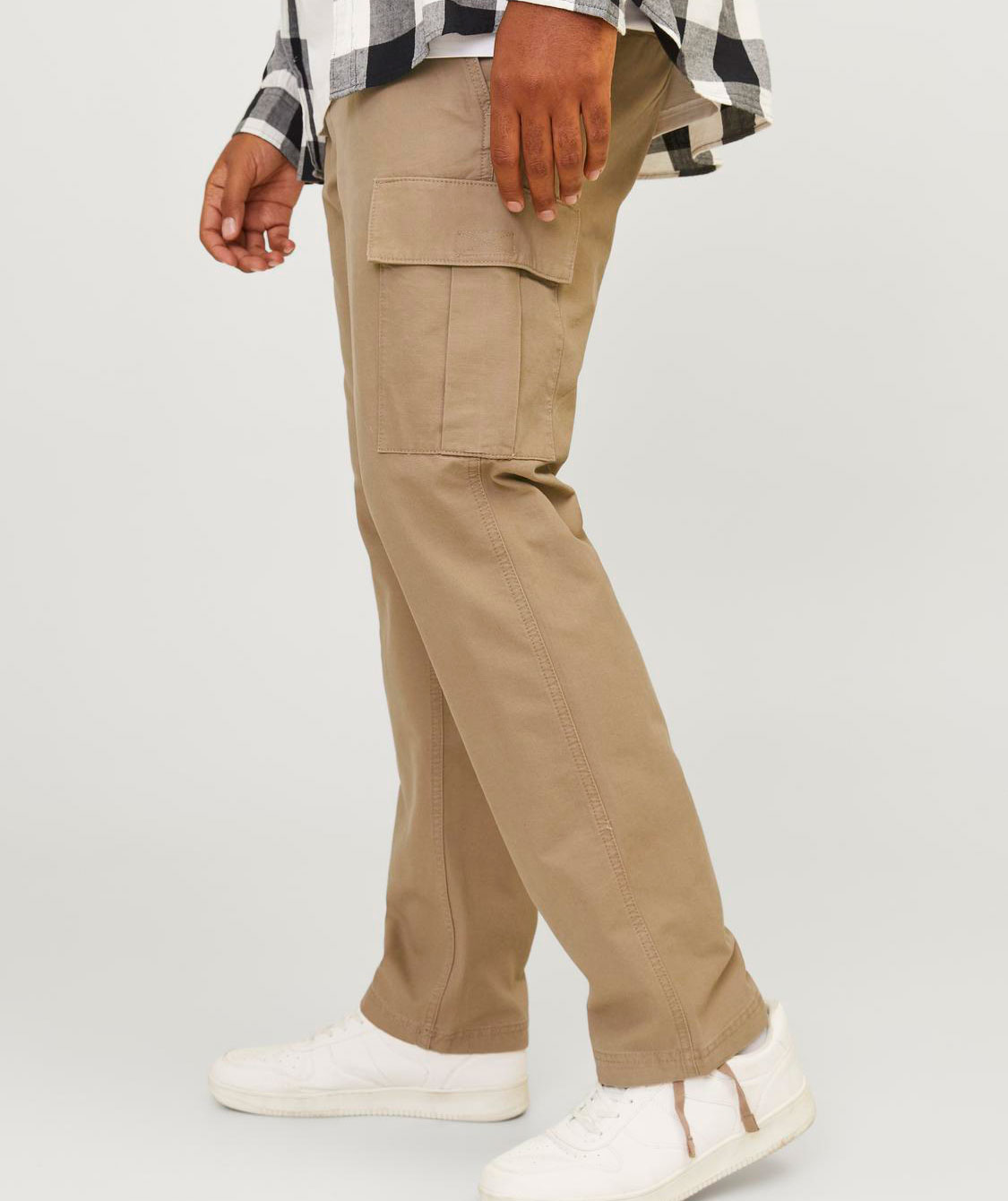 Jack & Jones Plus JPSTKANE JJBARKLEY Cargohose, Elmwood, large image number 3