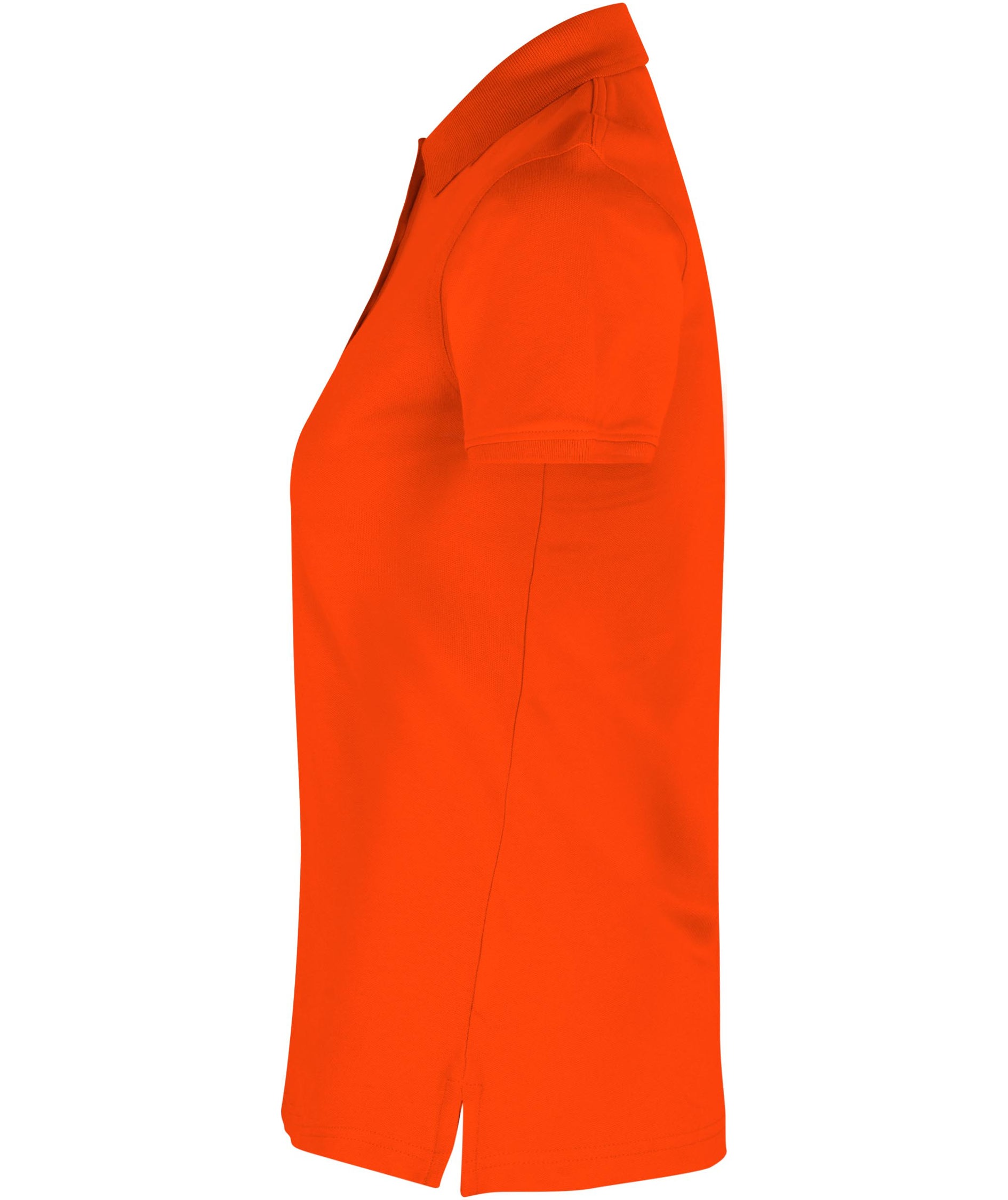 ID Damen Poloshirt mit Stretch, Orange, large image number 2