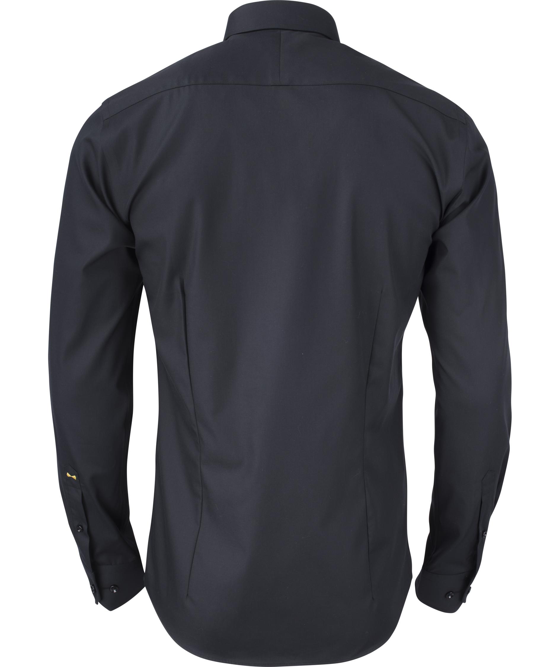 J. Harvest & Frost Twill Yellow Bow 50 slim fit skjorta, Svart, large image number 1