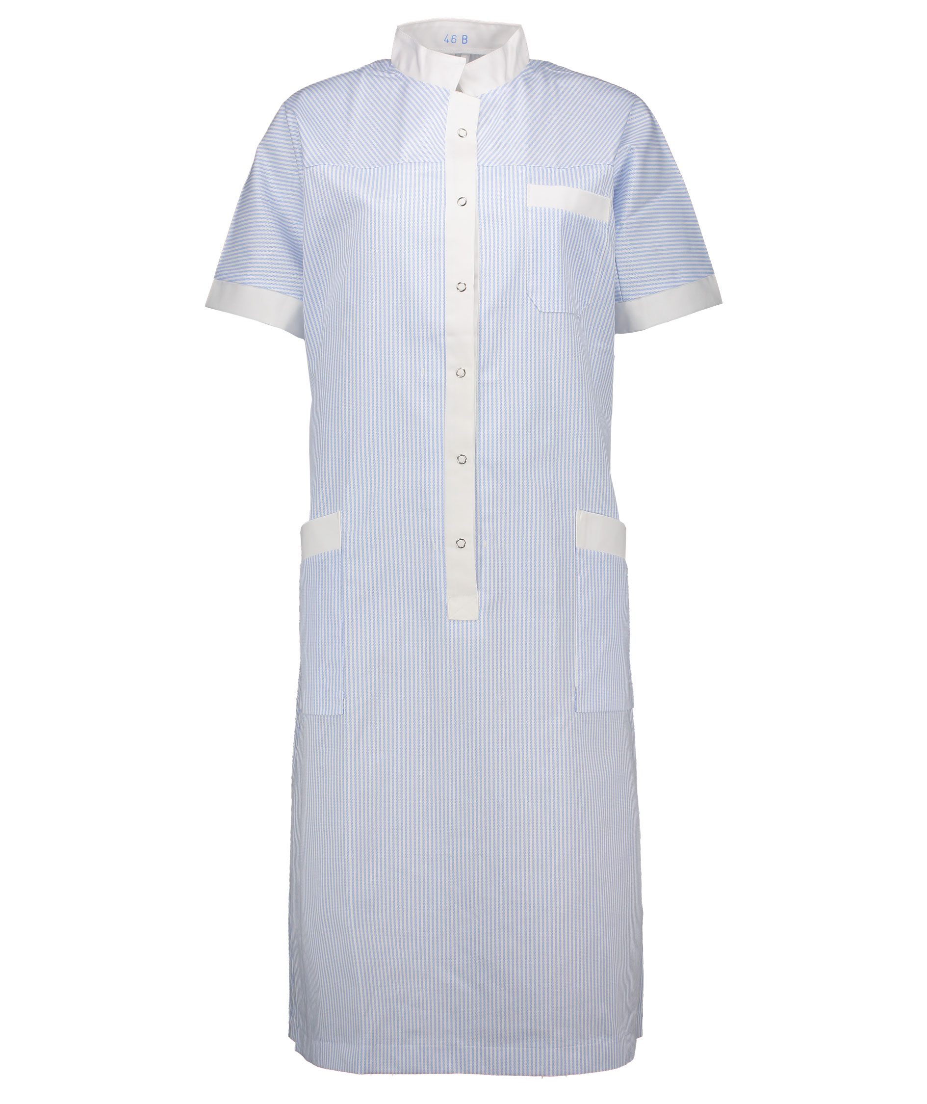 Borch Textile 0519 kl&auml;nning 180 gsm, Svagt bl&aring;/Vit randig