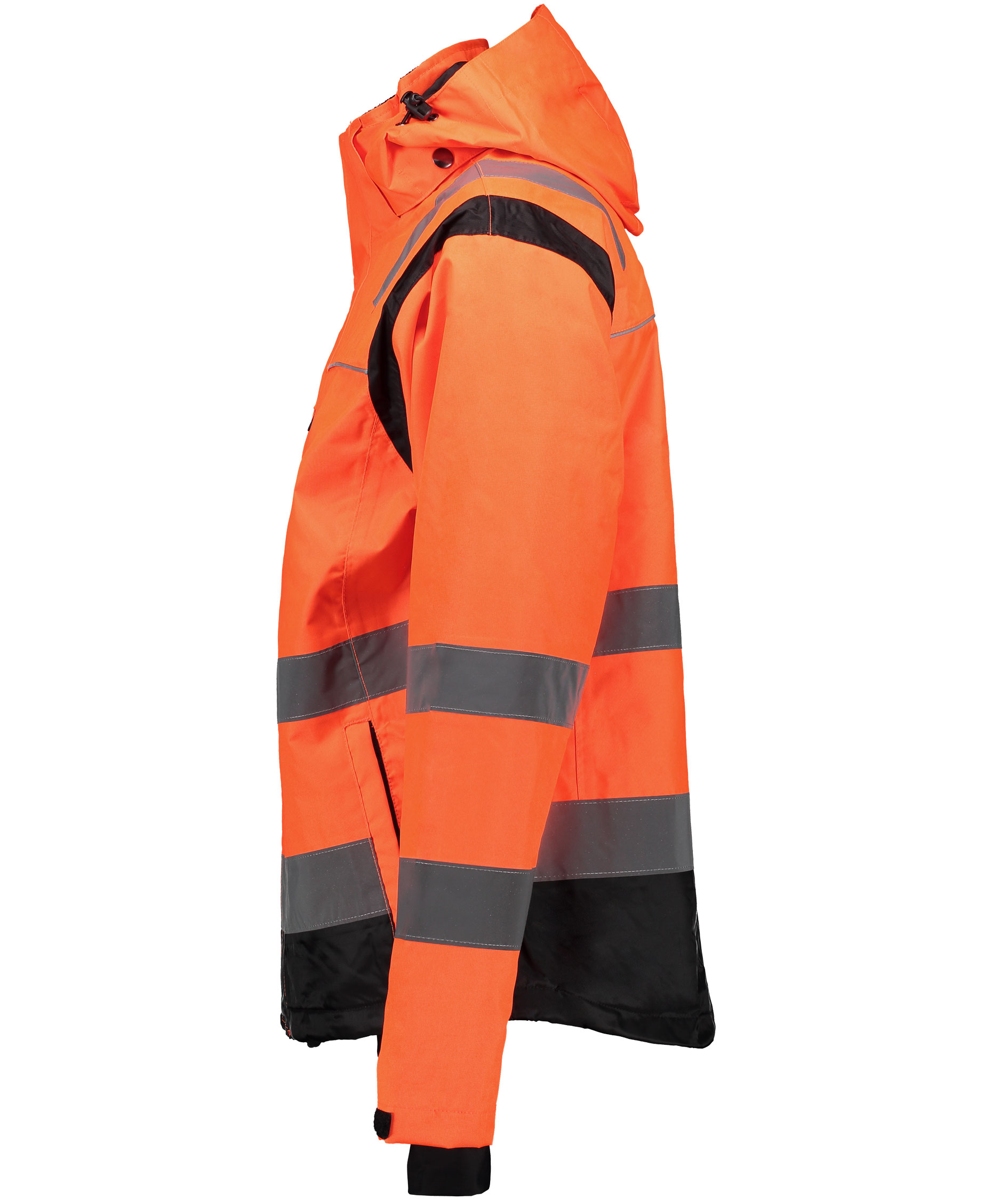 Vidar V4010 shell jacket, Hi-Vis Orange/Black, large image number 2