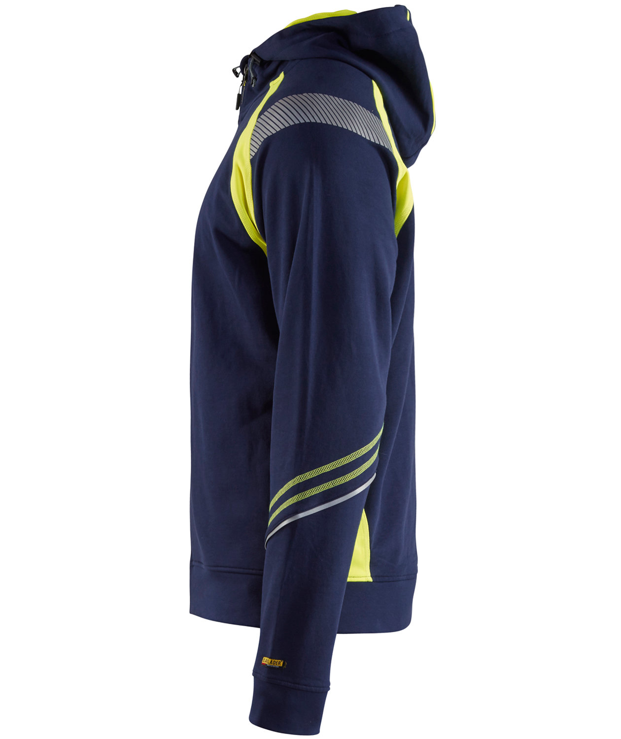 Bl&aring;kl&auml;der hettegenser, Marine/Hi-Vis gul, large image number 2