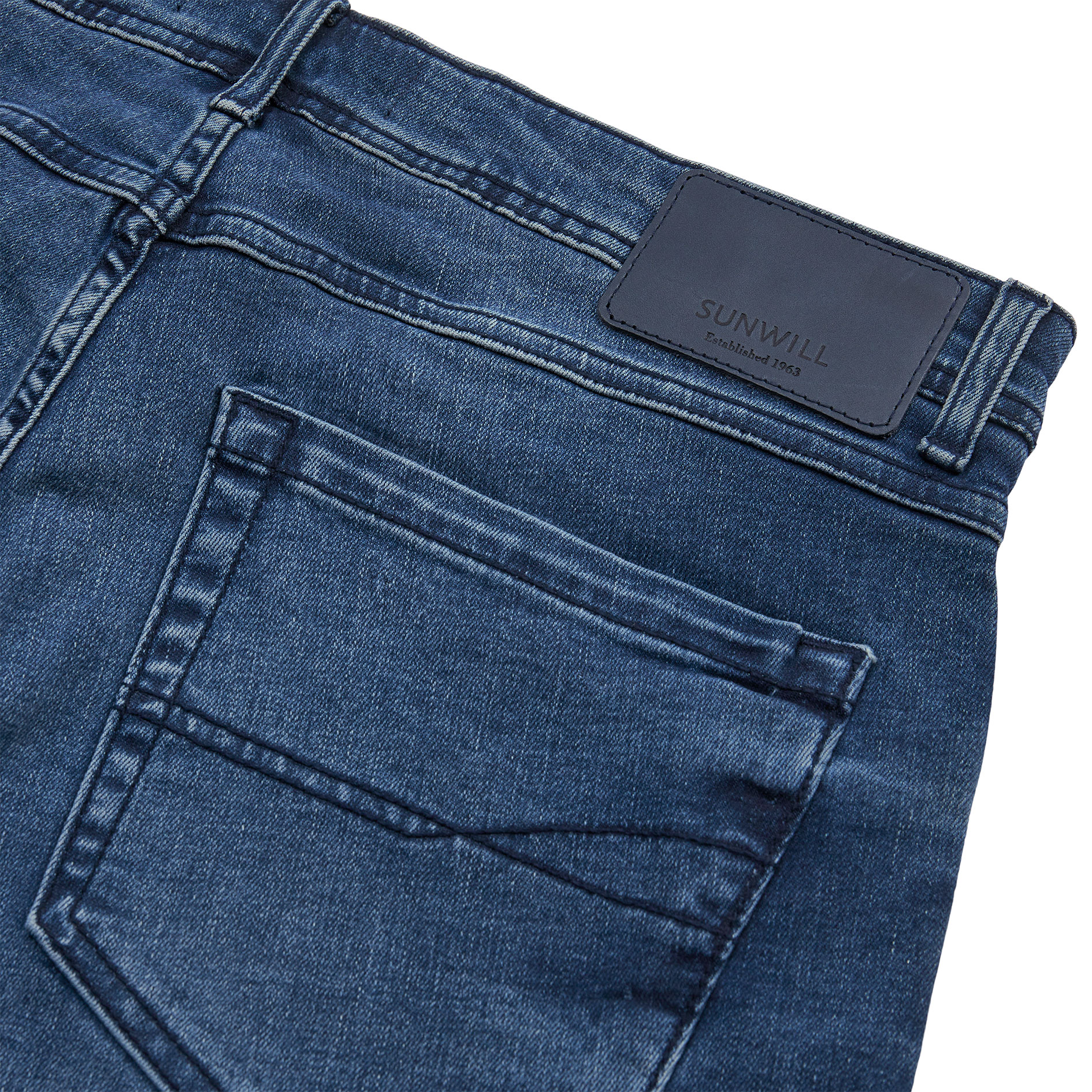 Sunwill Super Stretch Fitted jeans, Light used wash, large image number 3