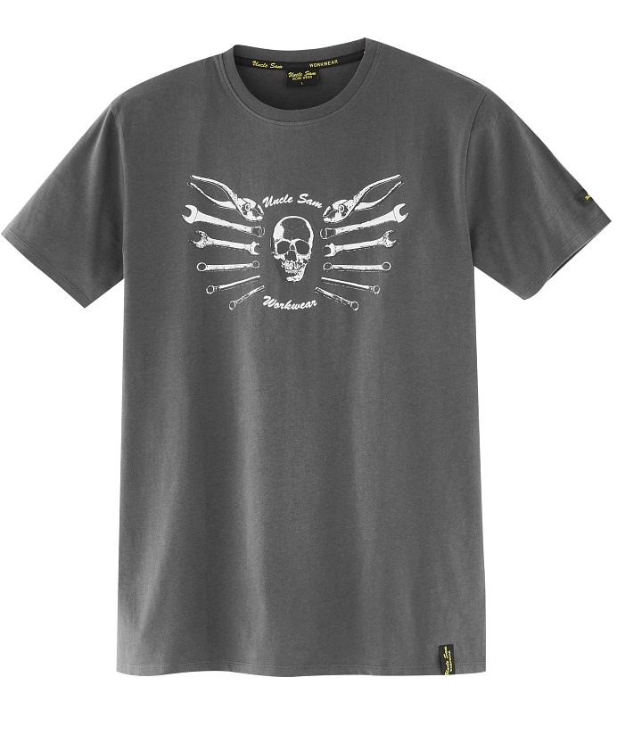 Uncle Sam T-Shirt, Dunkelgrau