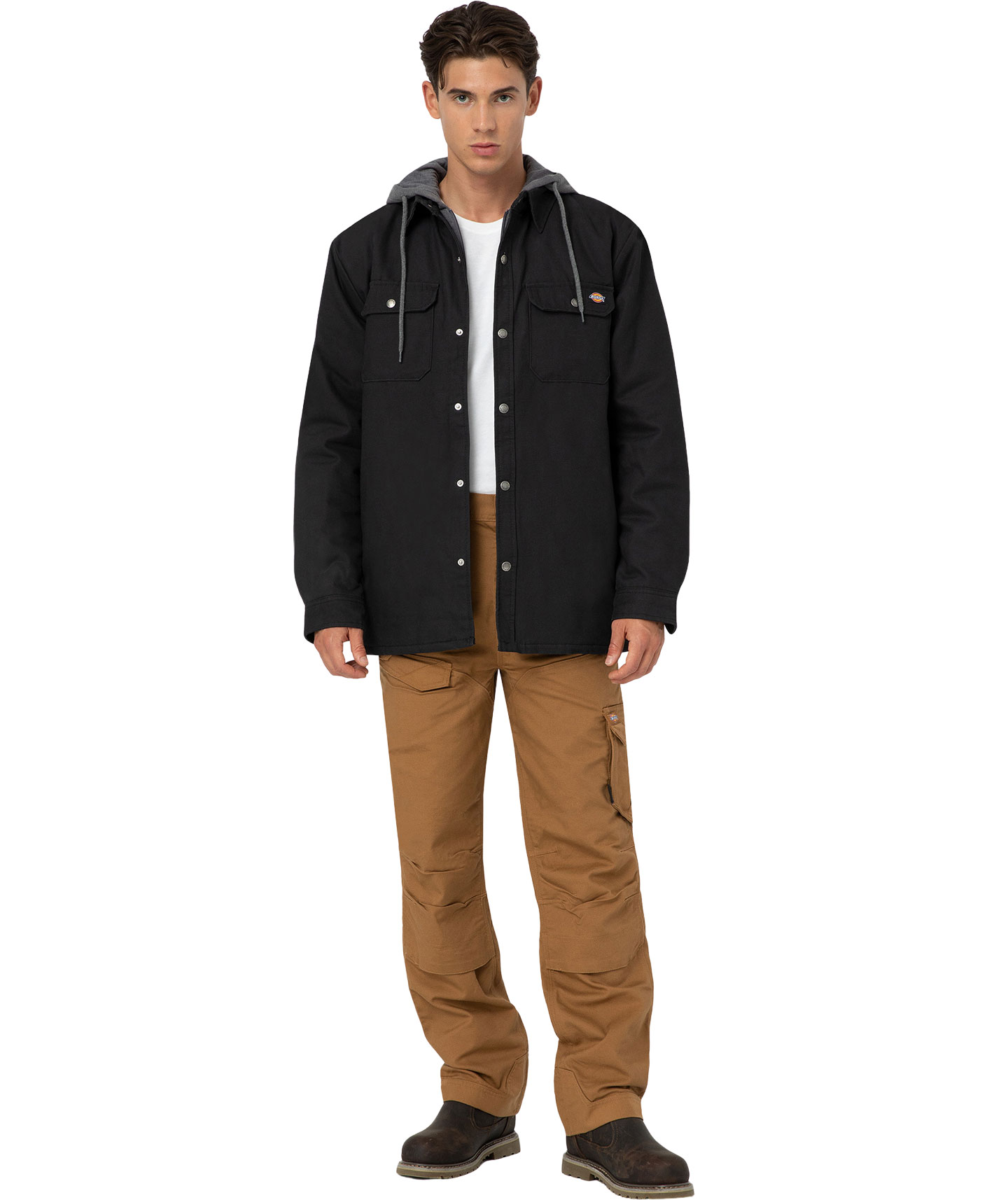 Dickies TechDuck craftsman trousers, Rinsed Brown Duck, large image number 7