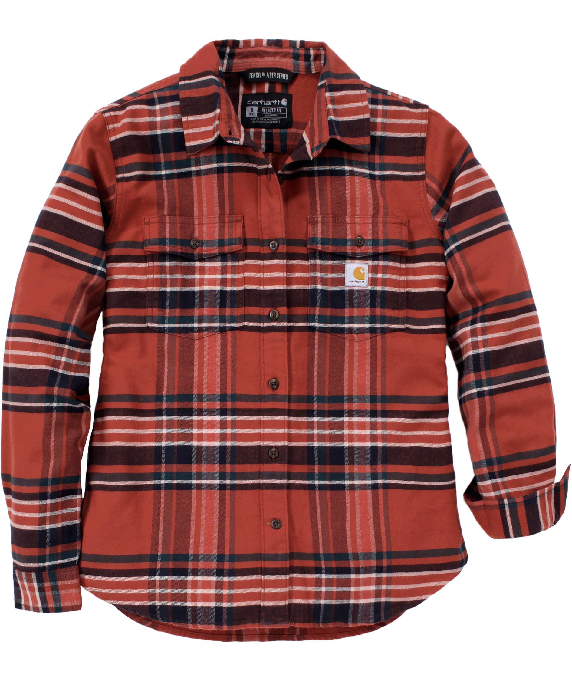 Carhartt flanellskjorta dam, Spice Red