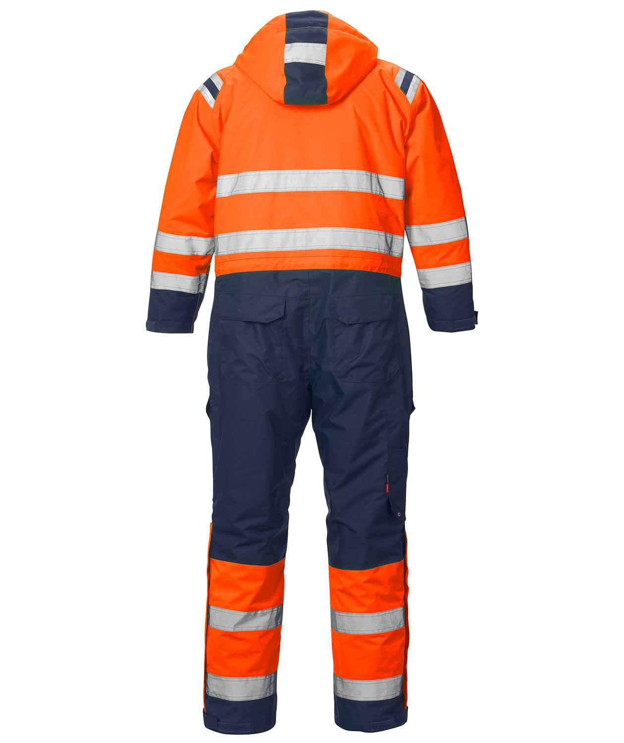 Fristads Airtech&reg; vinterkjeledress 8015, Hi-vis Oransje/Marinebl&aring;