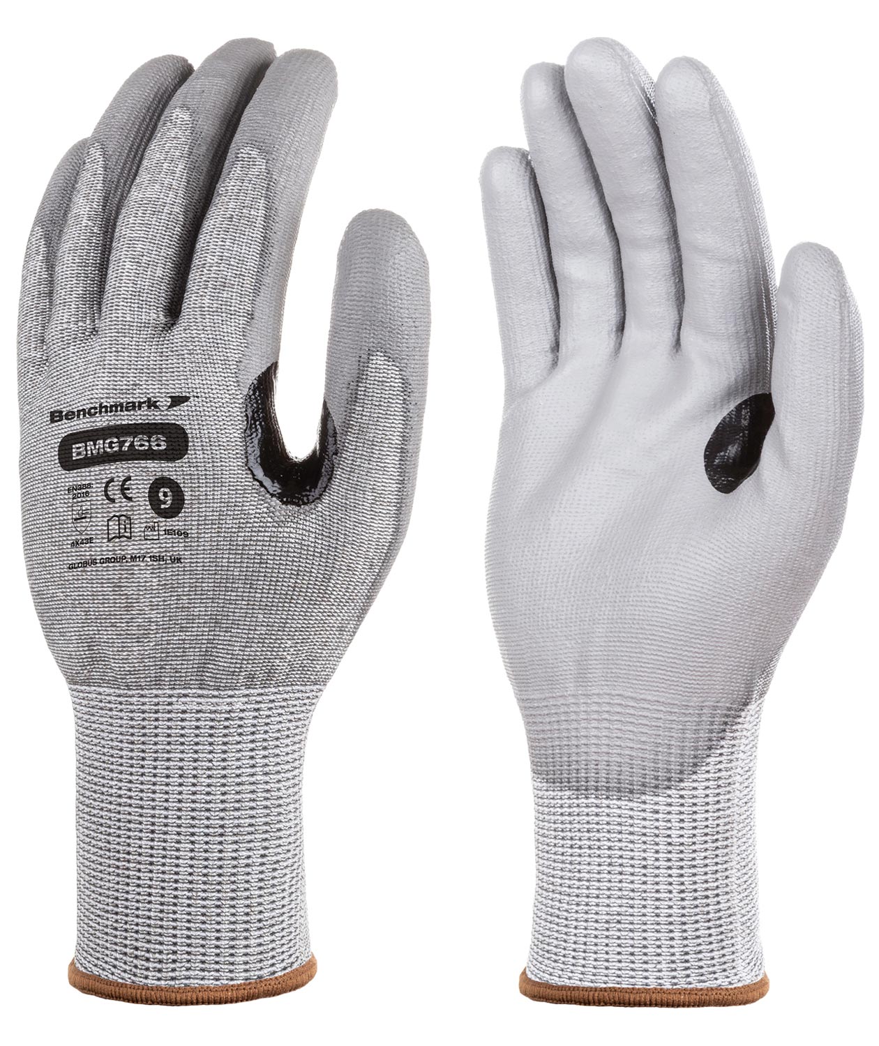 Benchmark BMG766 sk&auml;rskyddshandskar Cut E, Gr&aring;