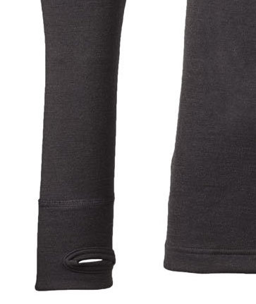 Xplor Misty baselayertr&ouml;ja med merinoull, Svart, large image number 2