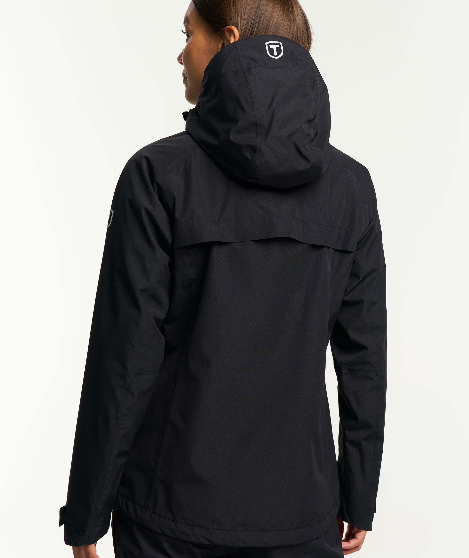 Tenson Westing regnjacka dam, Svart, large image number 5