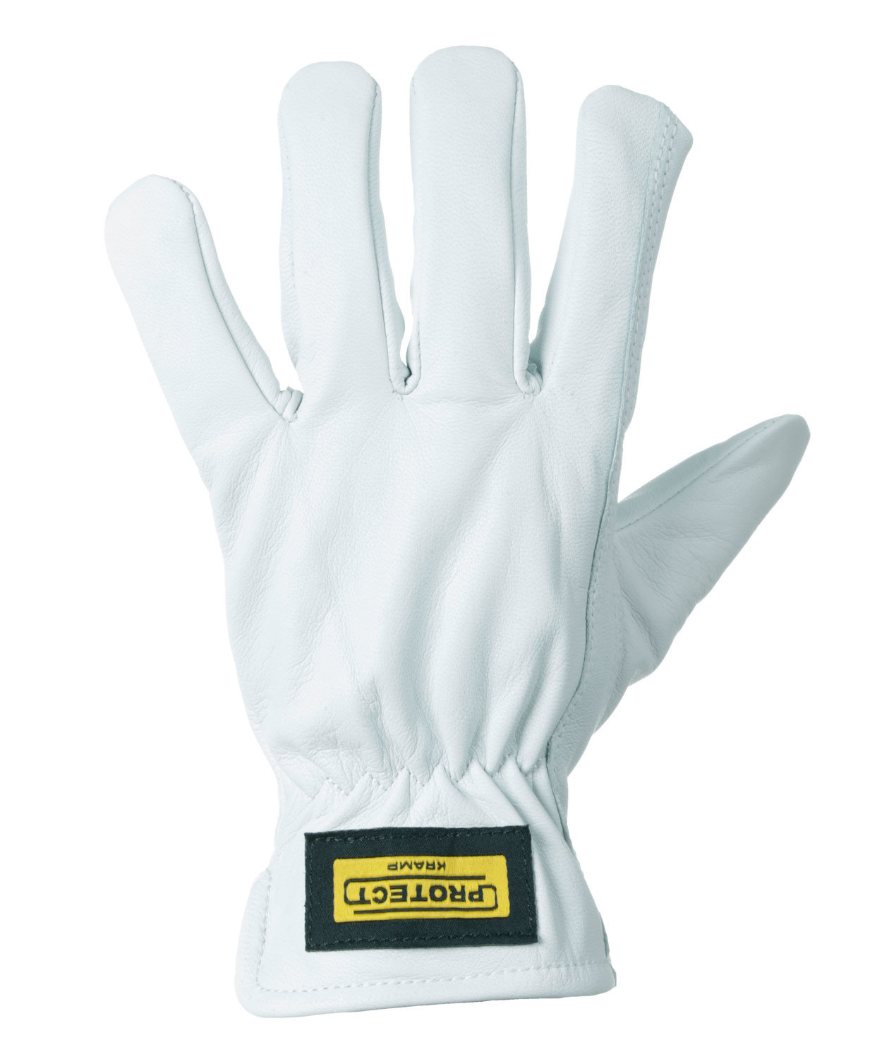 Kramp 3.007 arbejdshandsker i gedeskind, Hvid