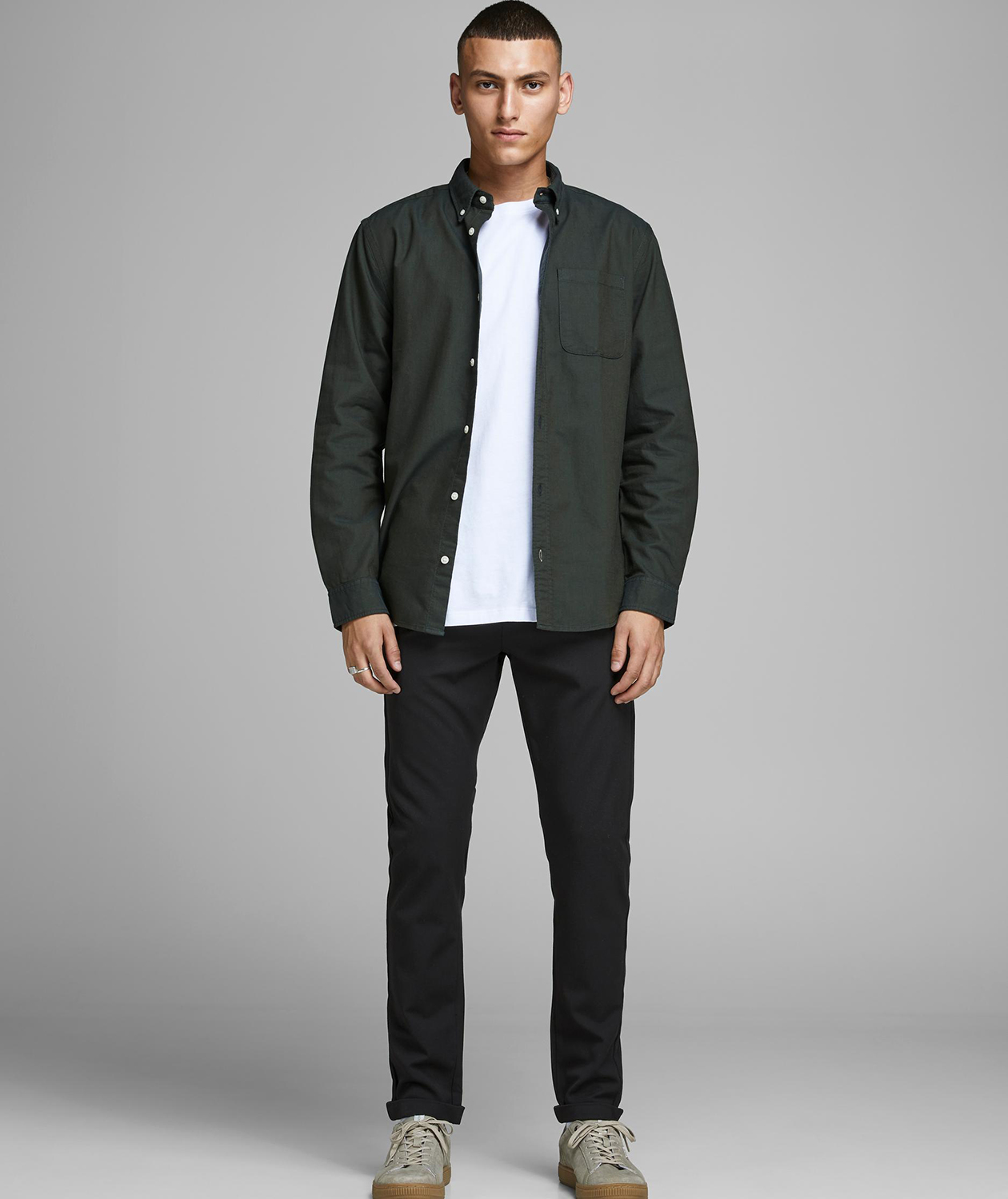 Jack & Jones JPSTMARCO JJCONNOR AKM 769 Chinos, Svart