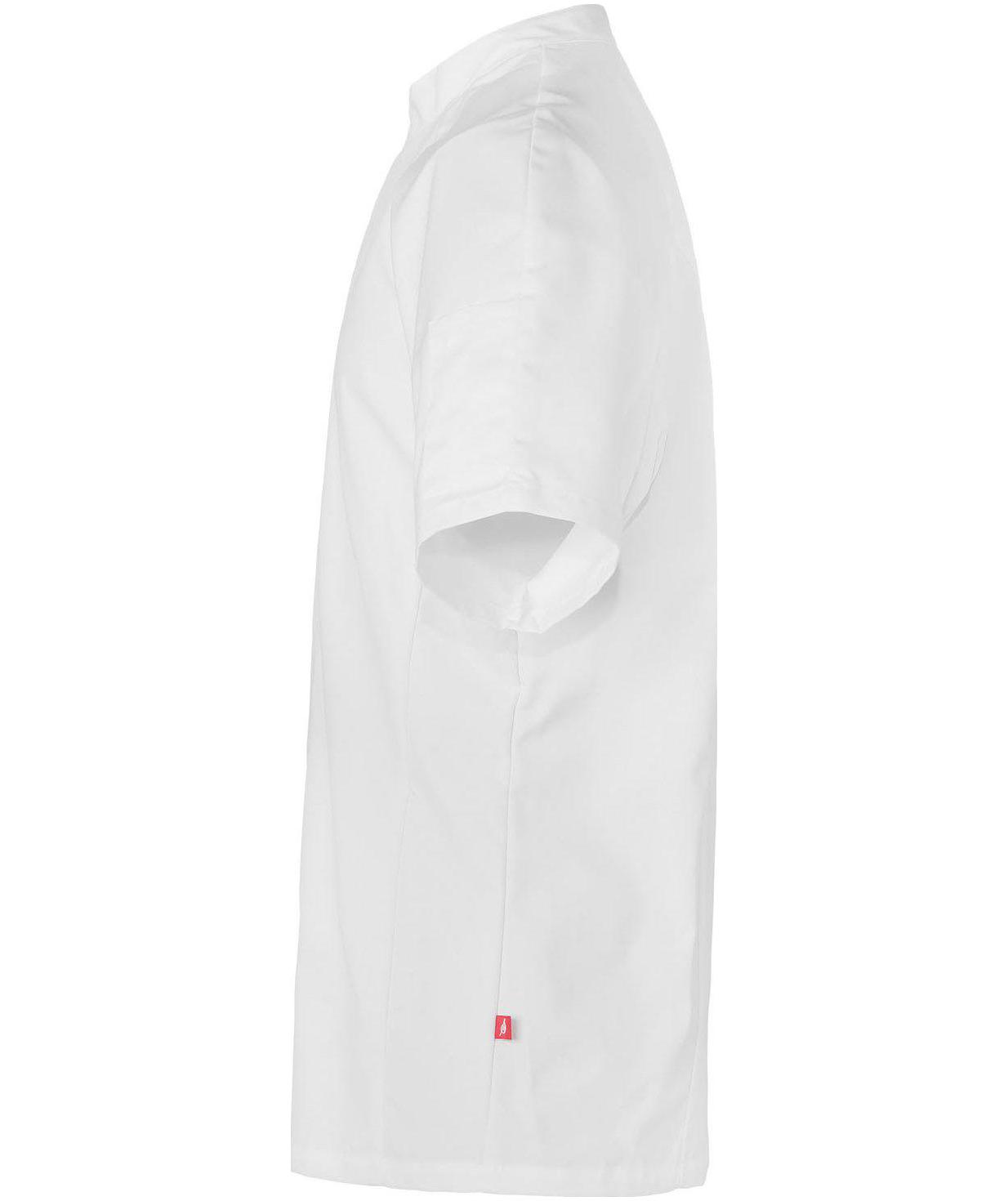 Segers 1003 kort&auml;rmad kockjacka, White, large image number 3