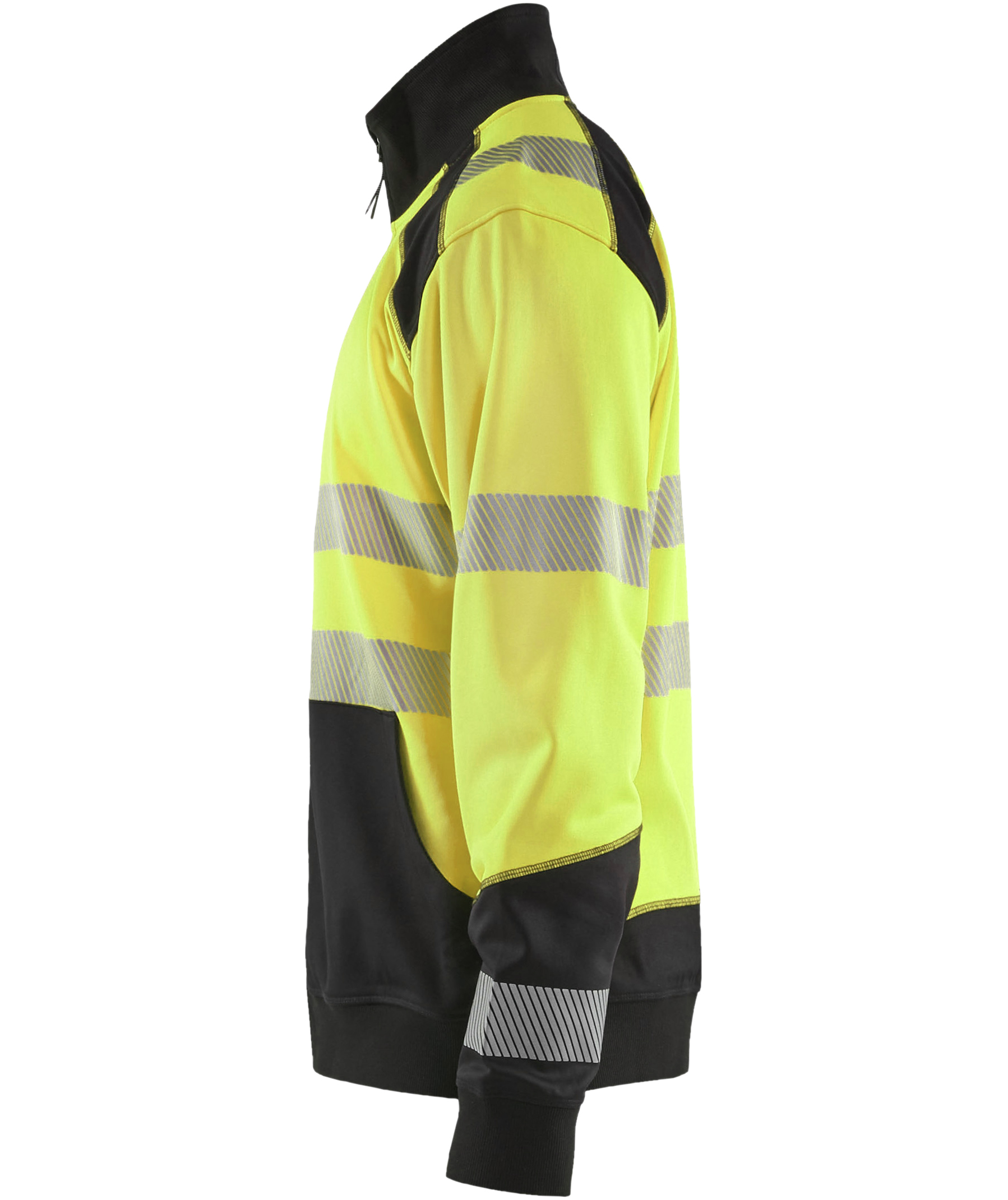 Bl&aring;kl&auml;der cardigan, Hi-vis Gul/Sort, large image number 3