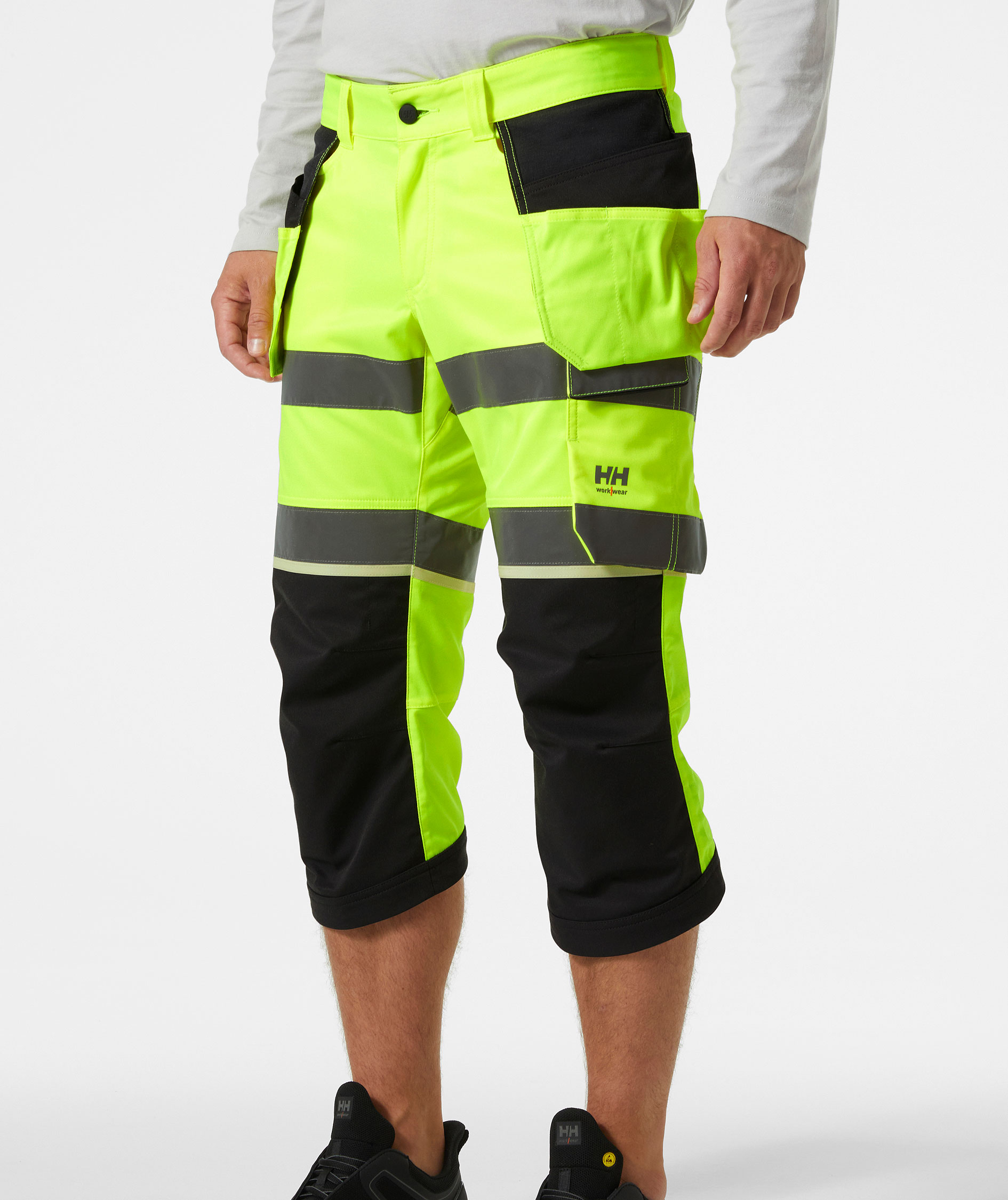 Helly Hansen, UC-ME hantverkspiratbyxa, Varsel Gul/Ebony