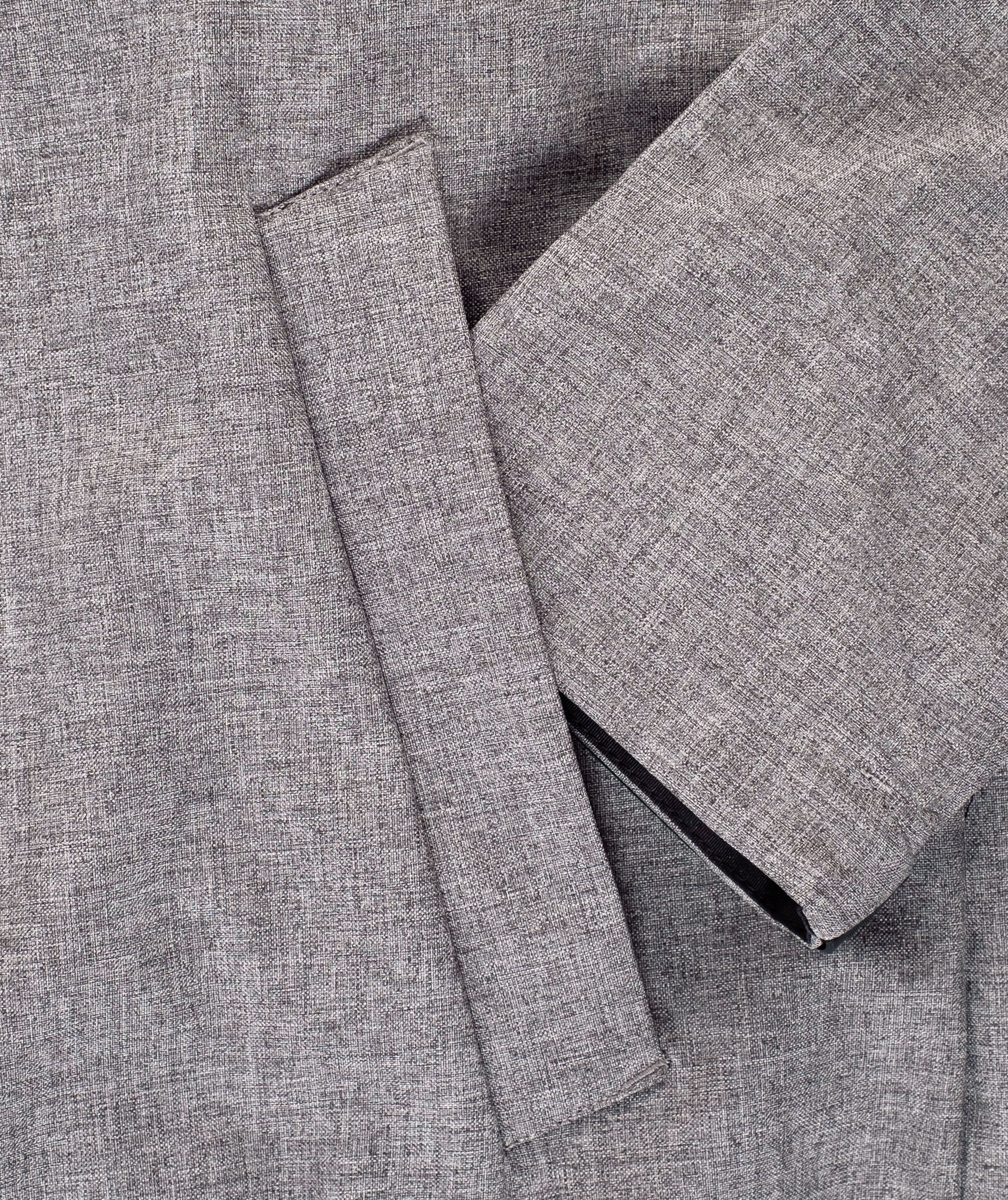 ID Casual softshelljakke m. h&aelig;tte, Gr&aring;&nbsp;Melange, large image number 4