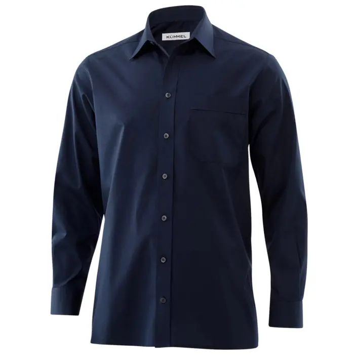 Kmmel George Classic fit poplin shirt, Marine Blue Kmmel George Classic fit poplin shirt, Marine Blue