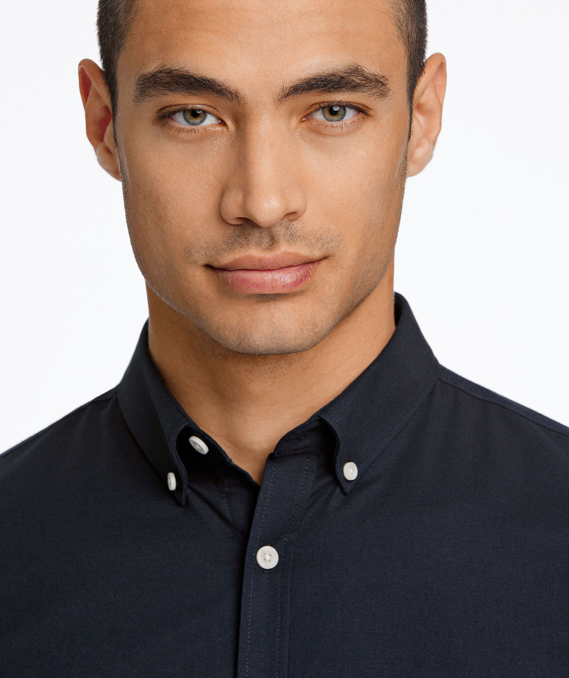 Lindbergh Oxford superflex skjorta, Black, large image number 3