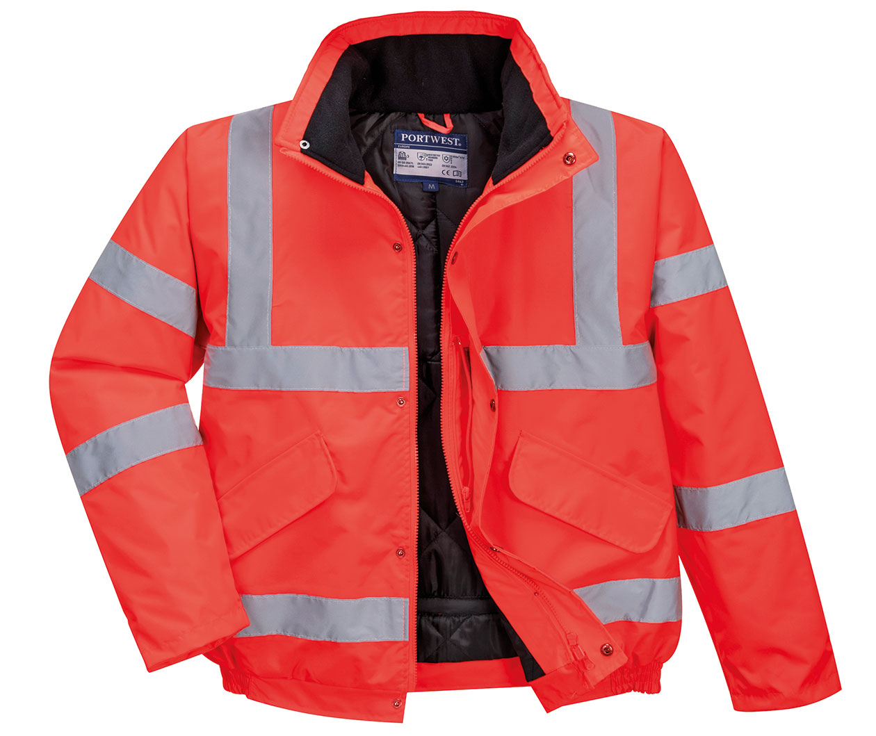 Portwest vinterjacka, Varsel R&ouml;d, large image number 1