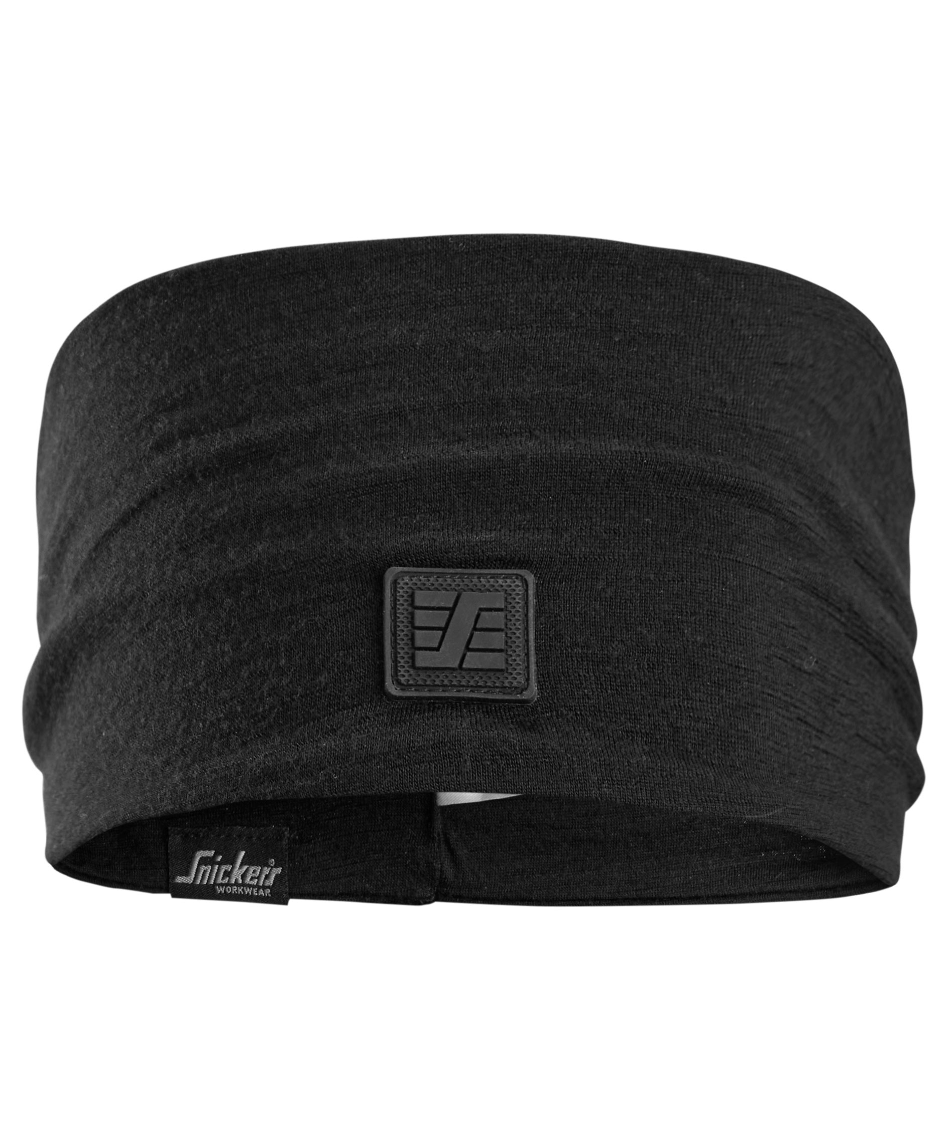 Snickers pannband merinoull, Svart