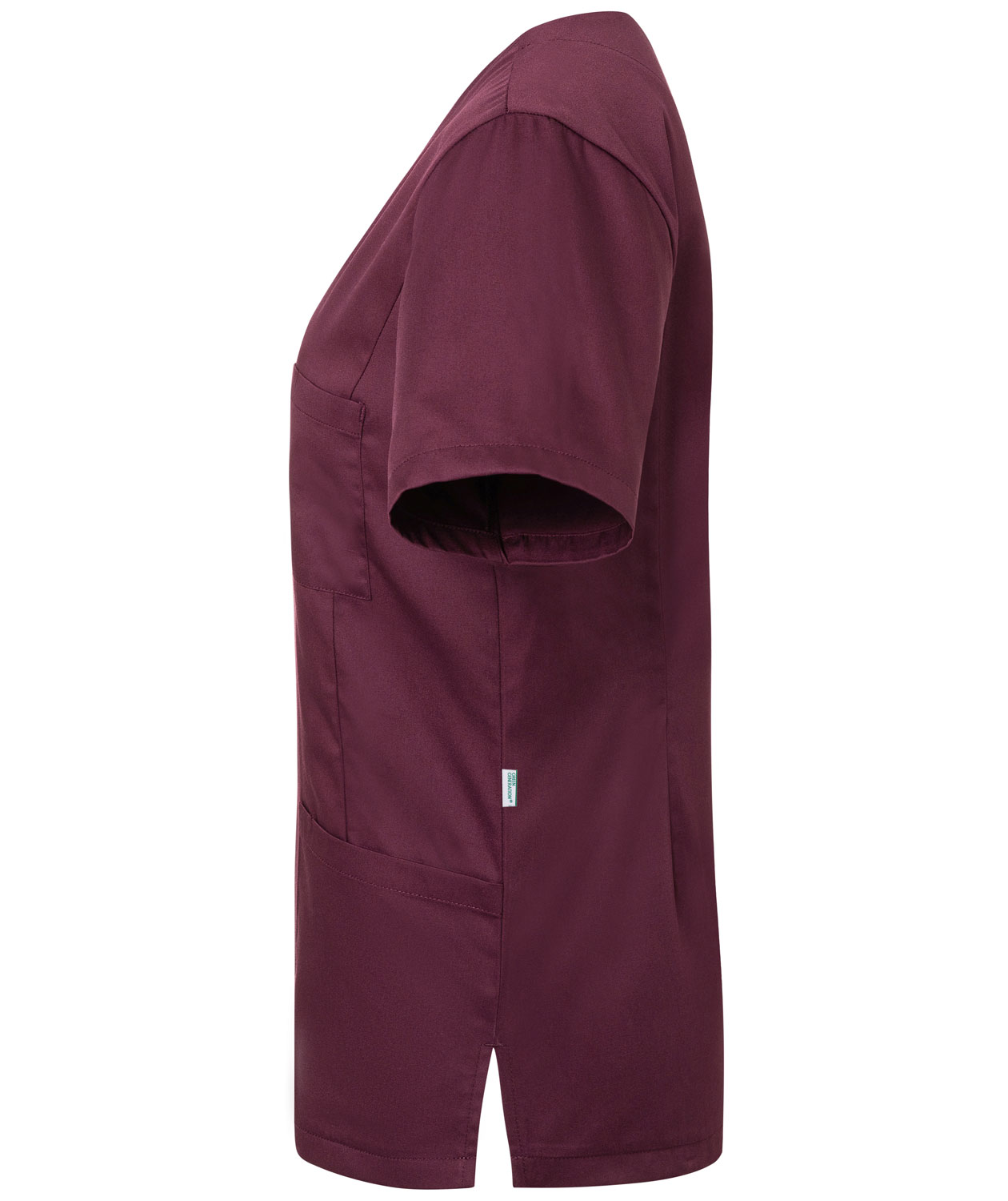 Karlowsky Essential Damen Kasack, Aubergine, large image number 3