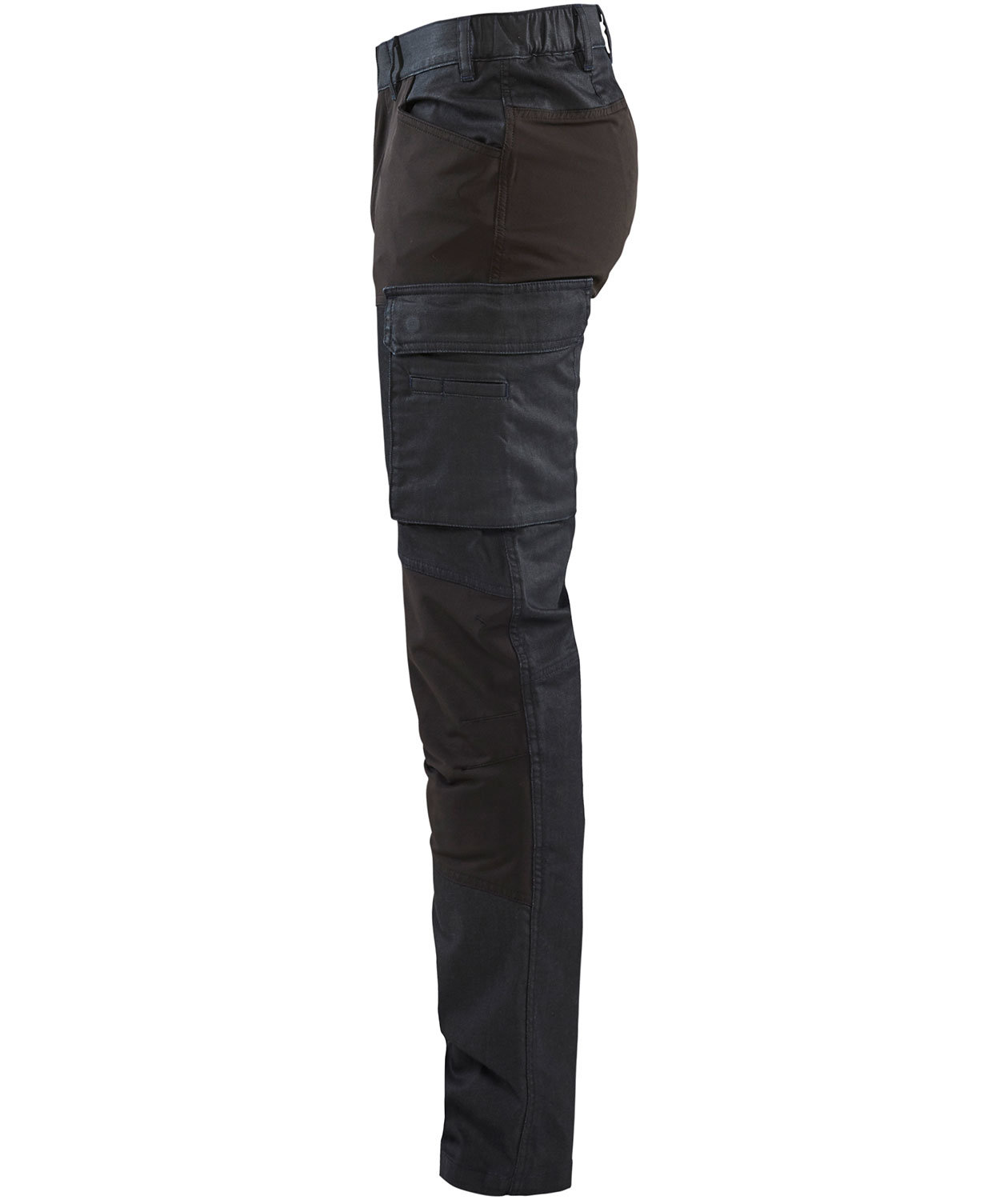 Bl&aring;kl&auml;der denim arbejdsbukser, Marine/Sort, large image number 2