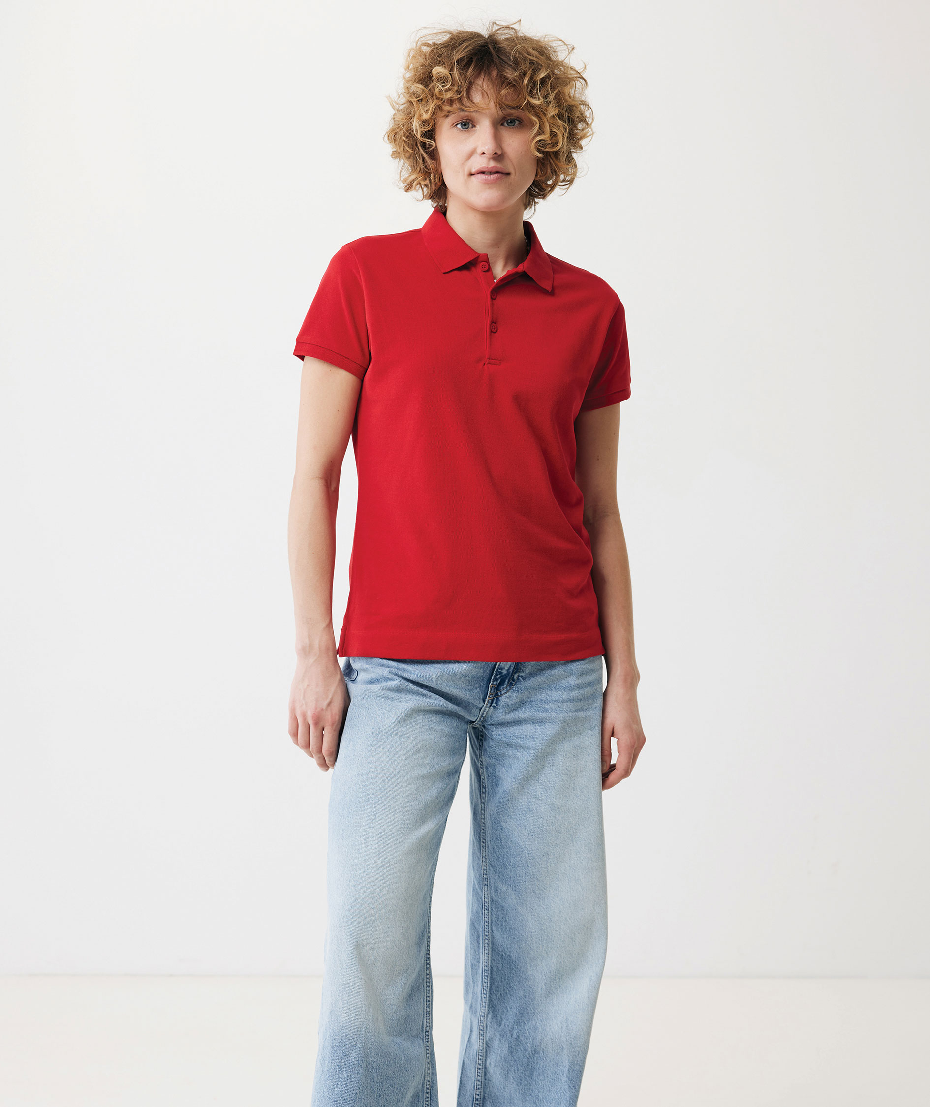 Iqoniq Yosemite Damen Poloshirt, Rot