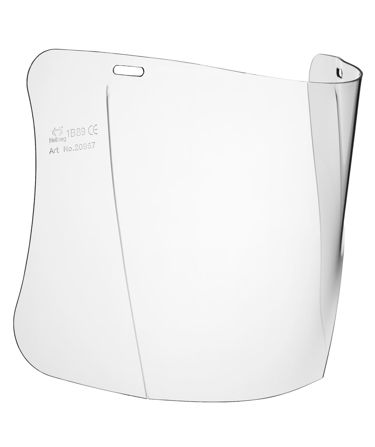 Hellberg Safe polykarbonat visir med lysbuebeskyttelse, Transparent