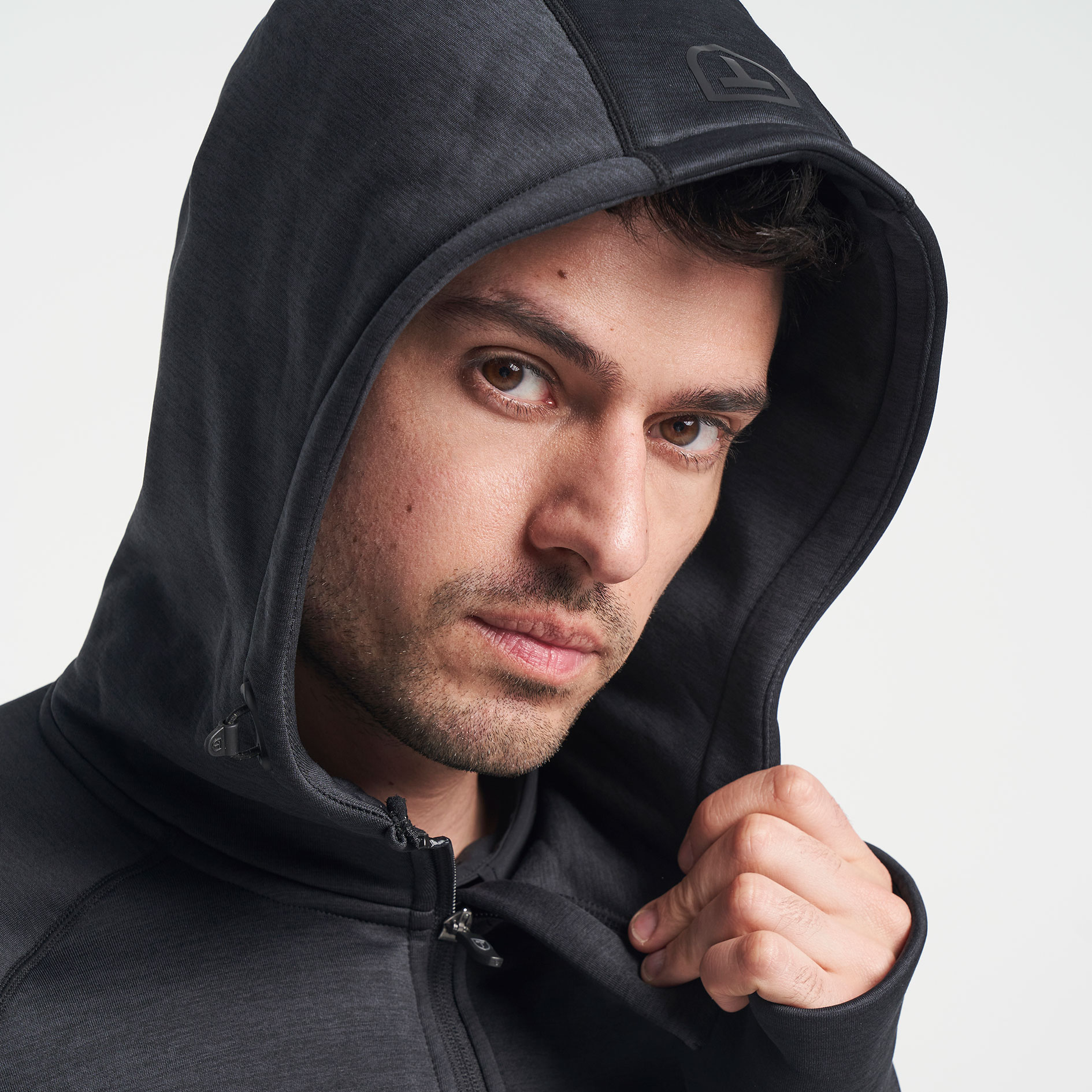 Tenson TXlite hoodie with full zipper, Black, large image number 5