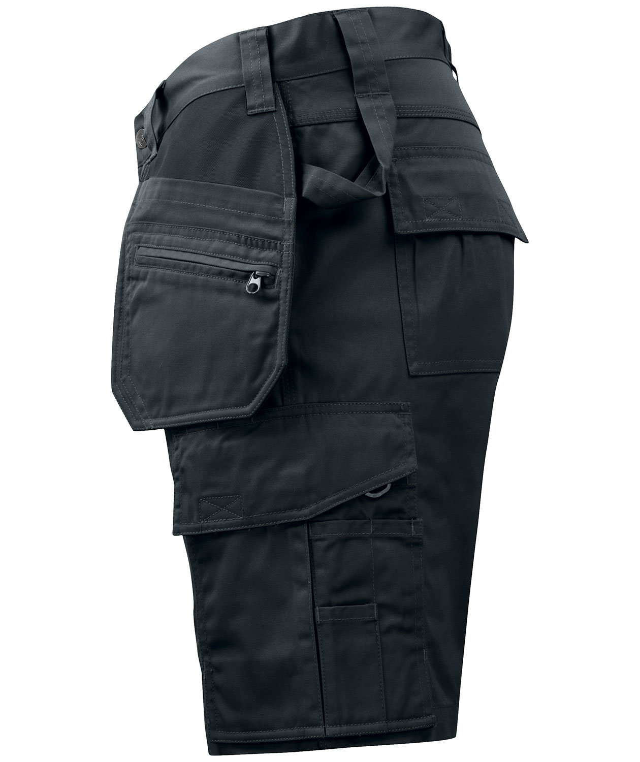 ProJob Prio craftsman shorts 5535, Black, large image number 3