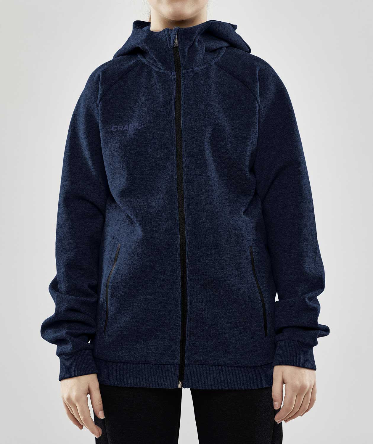 Craft Core Soul Full Zip hoodie for kids, Dark navy, large image number 1