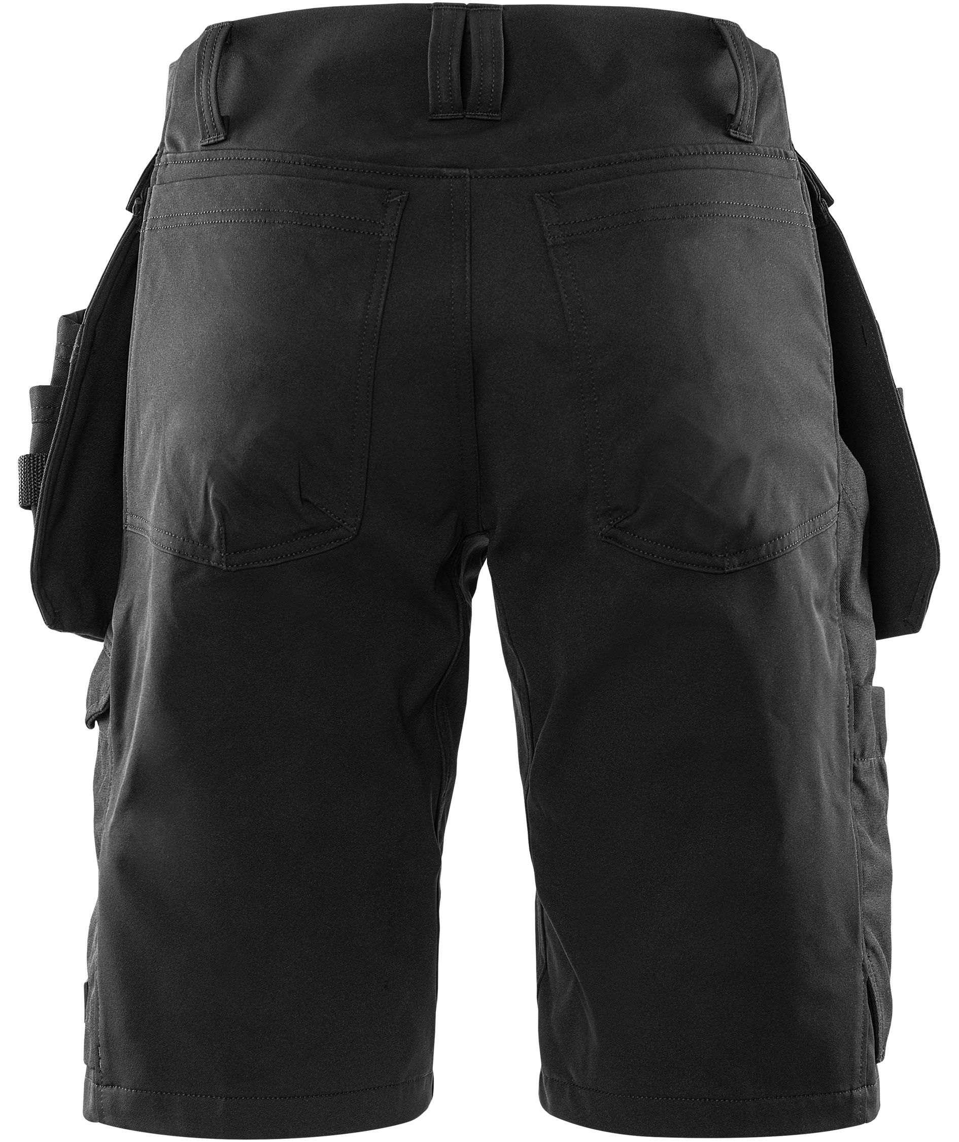 Fristads h&aring;ndverkershorts 2831 GSTT full stretch, Svart, large image number 3