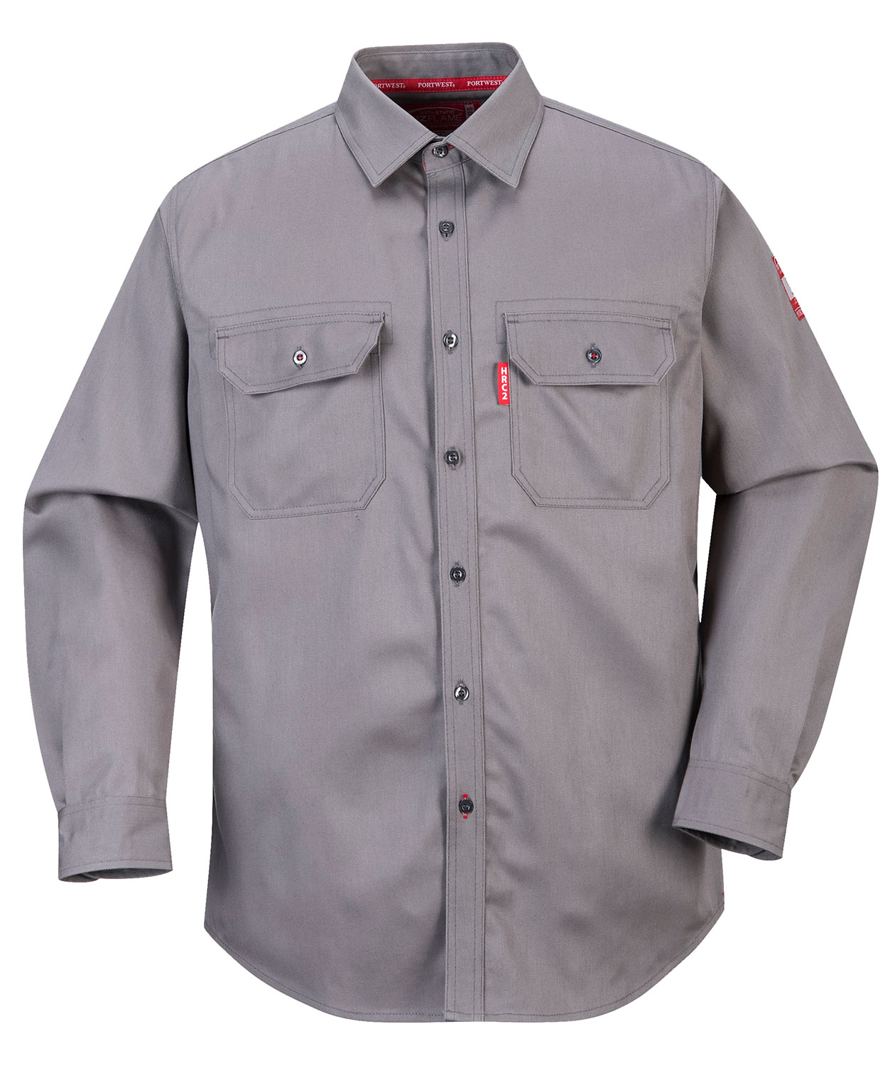 Portwest BizFlame Arbeitshemd, Grau