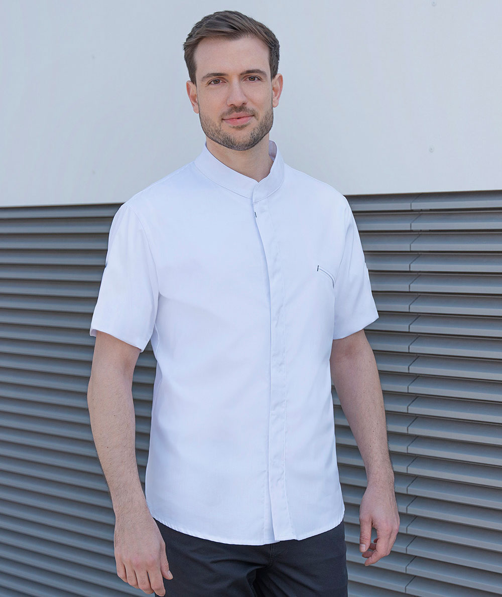 Karlowsky Modern-Touch short-sleeved chef jacket, White