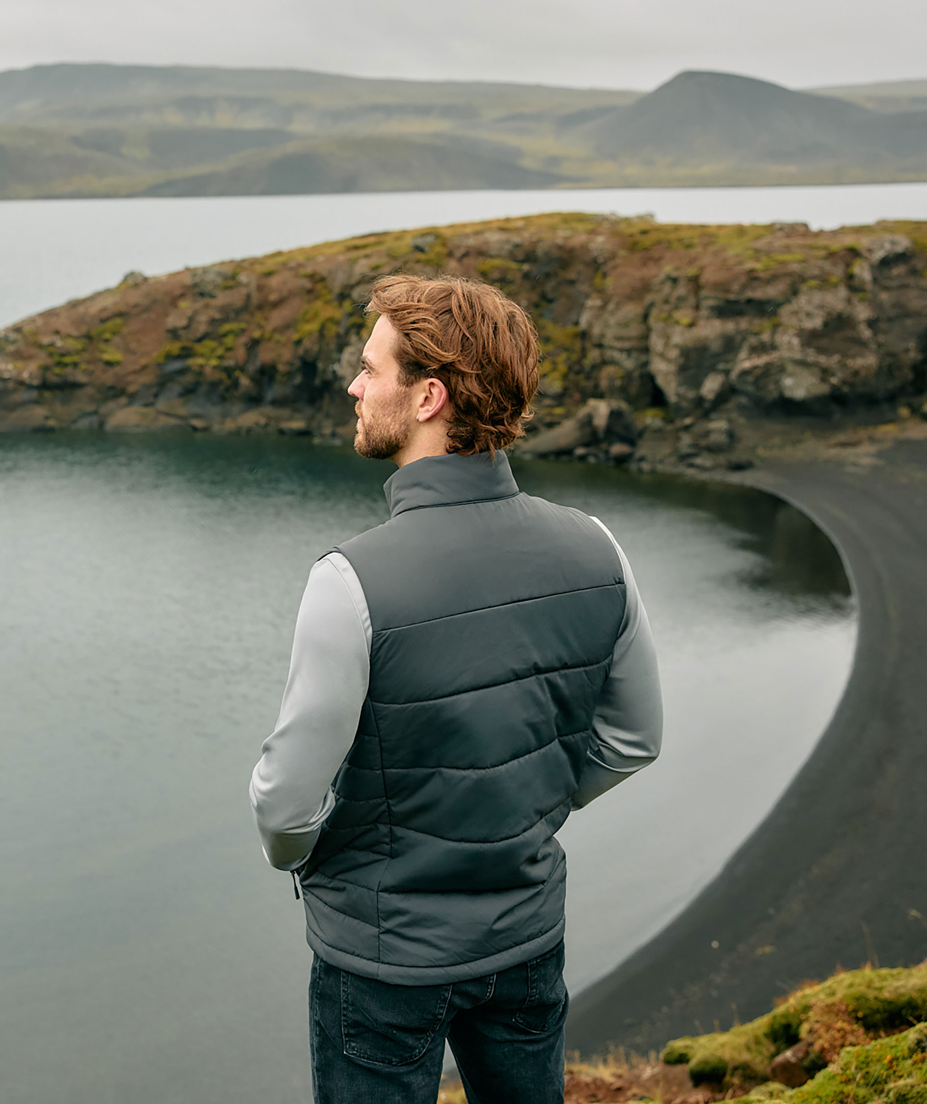 Stormtech Sierra vatteret vest, Granit, large image number 2