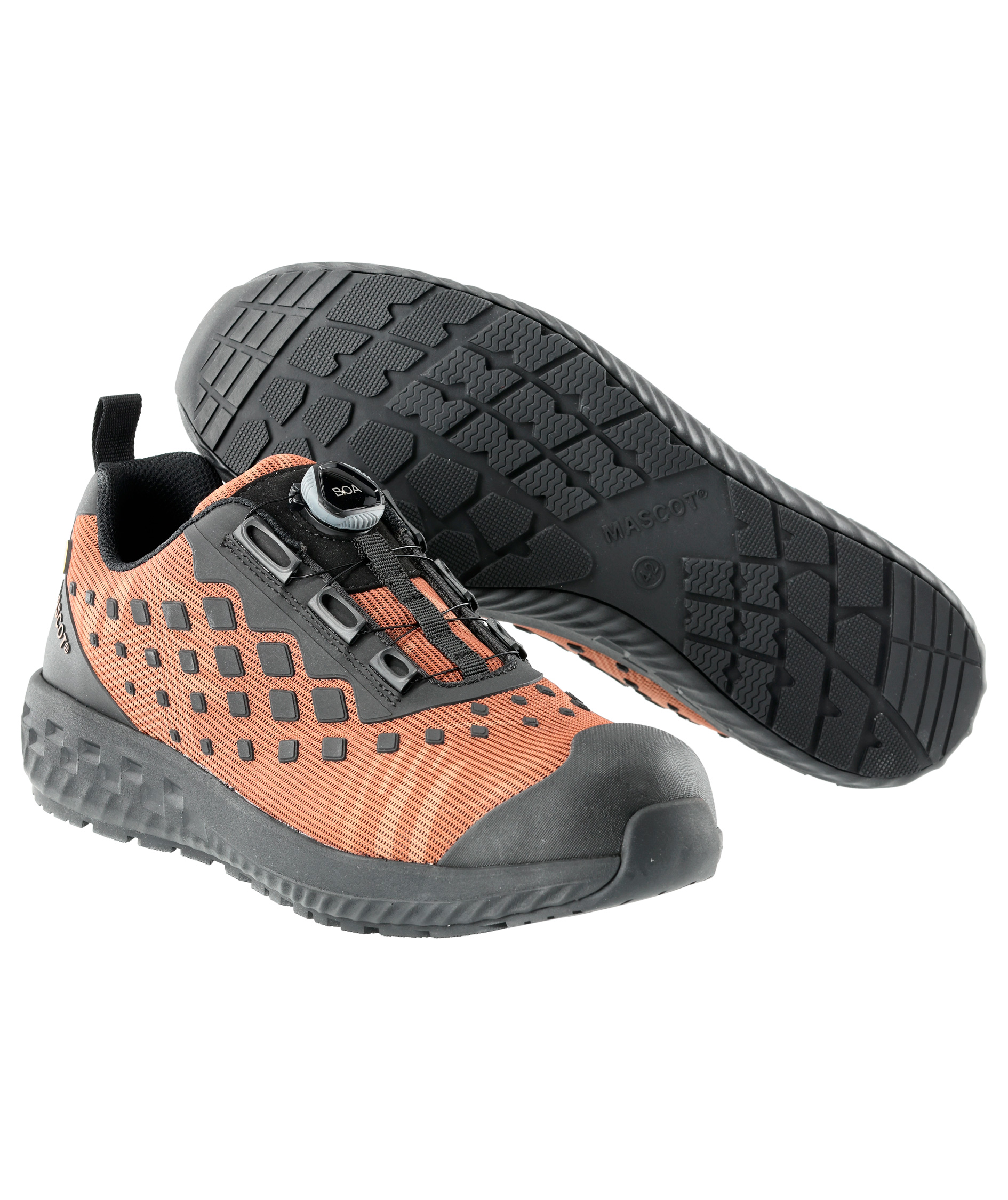 Mascot Customized vernesko S1P, N&oslash;ttebrun/Svart, N&oslash;ttebrun/Svart, swatch