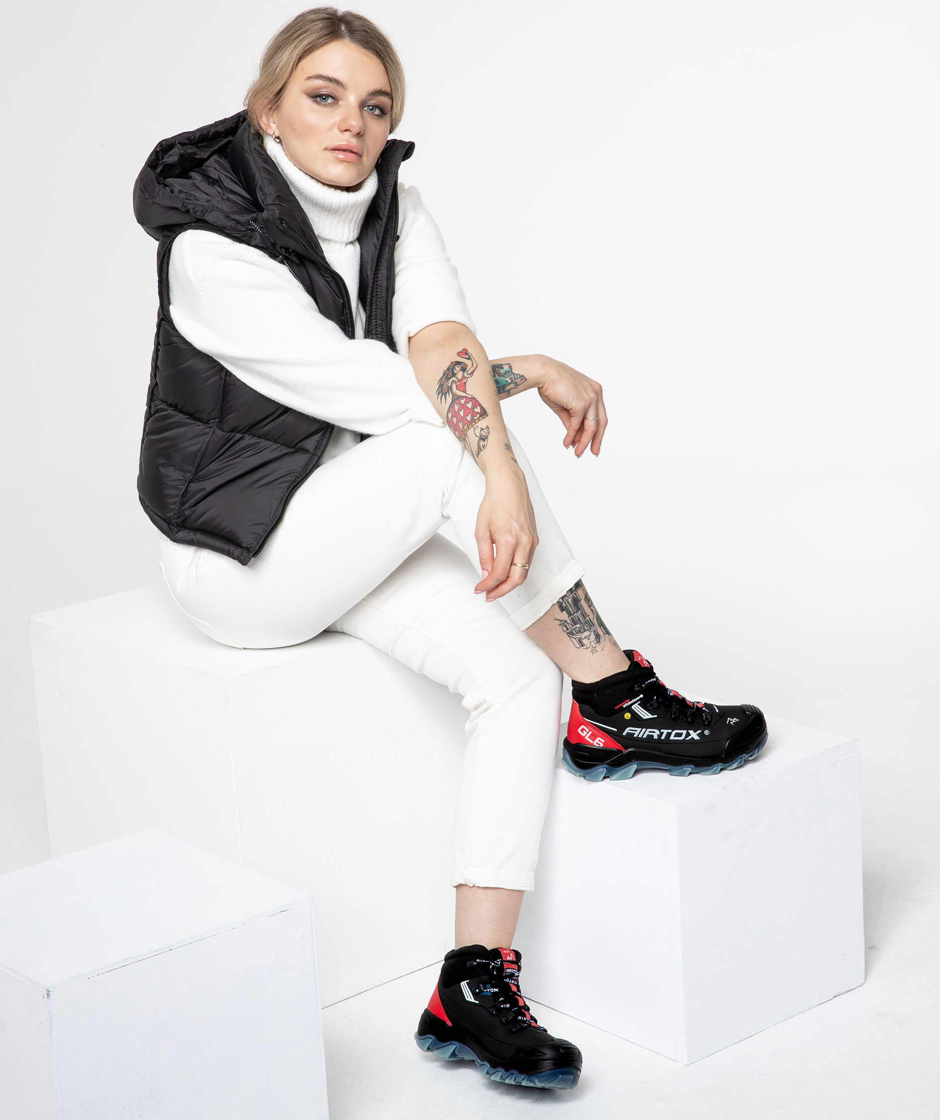 Airtox GL6 sikkerhedsst&oslash;vletter S3, Sort, large image number 18