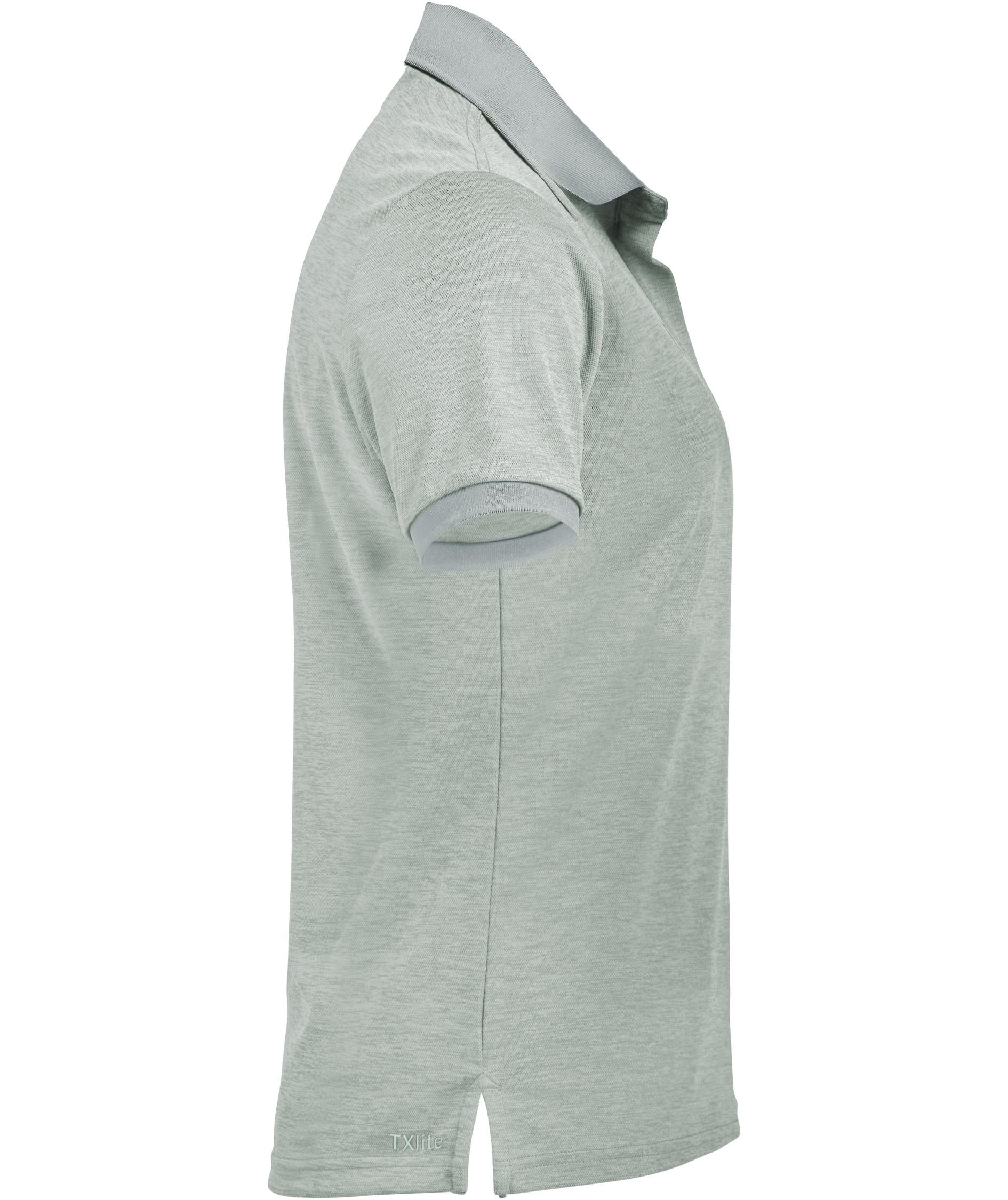 Tenson TXlite Melange dame polo T-skjorte, Grey Green, large image number 3
