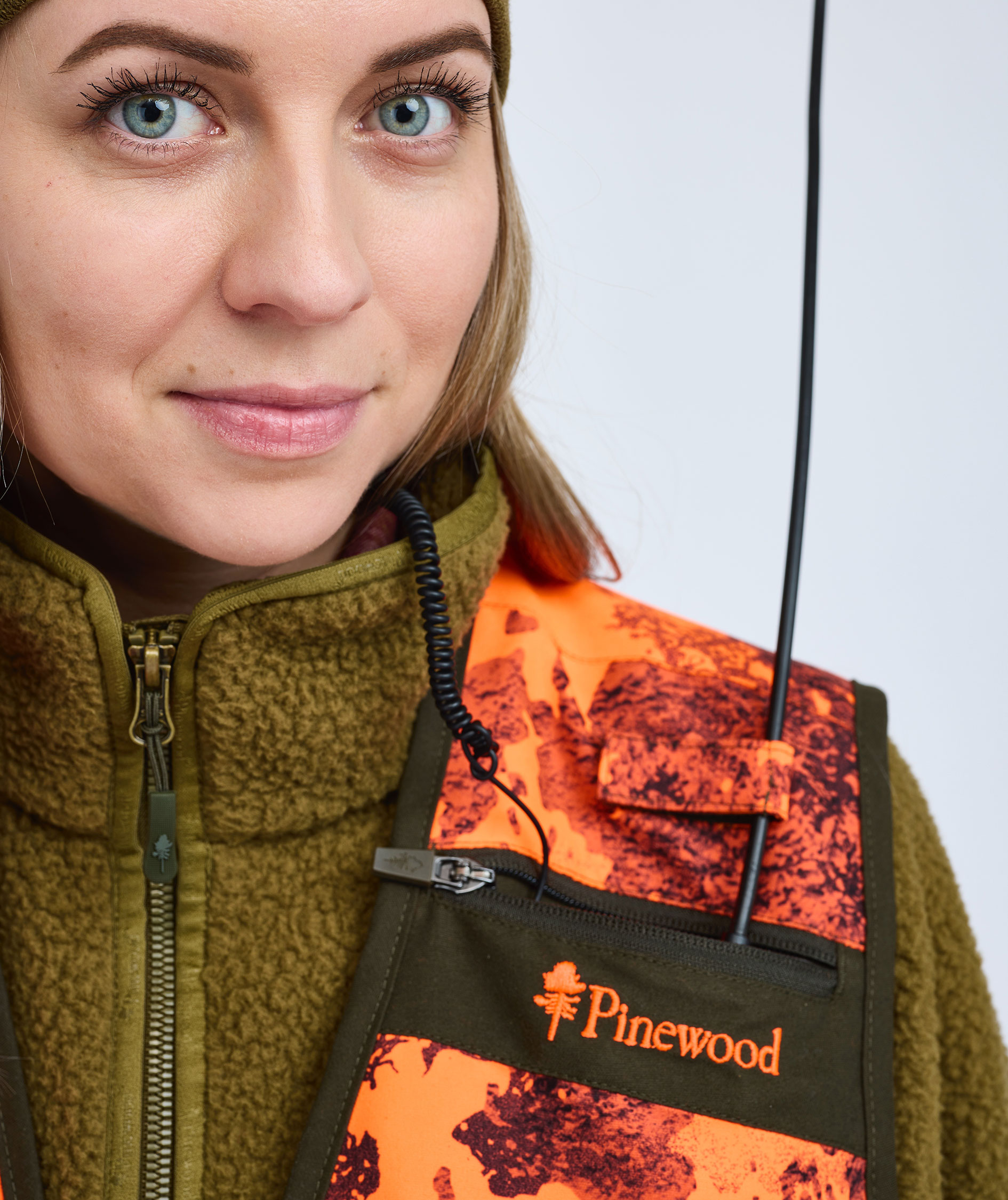 Pinewood Hunter Pro 2.0 Camou damevest, Strata Blaze/Moss Green, large image number 5