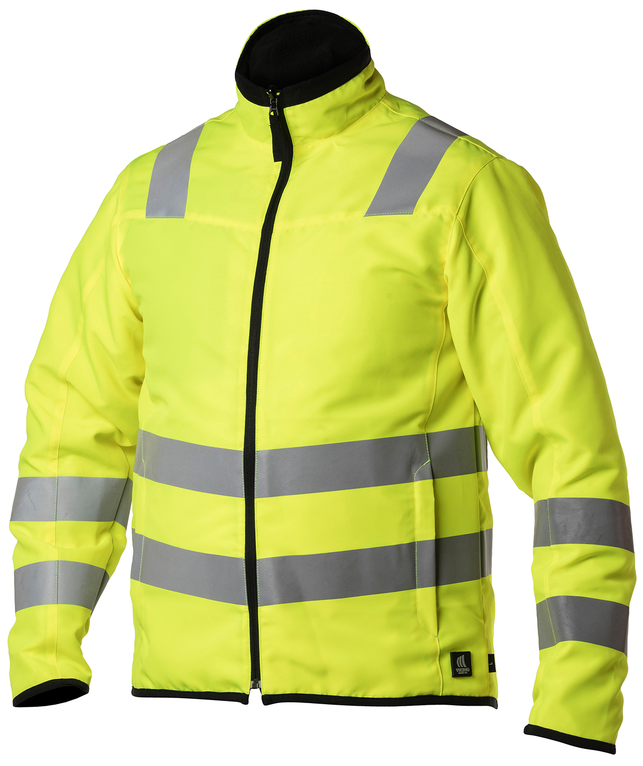 Viking Rubber Evosafe zip in jacka, Varsel Gul/Svart