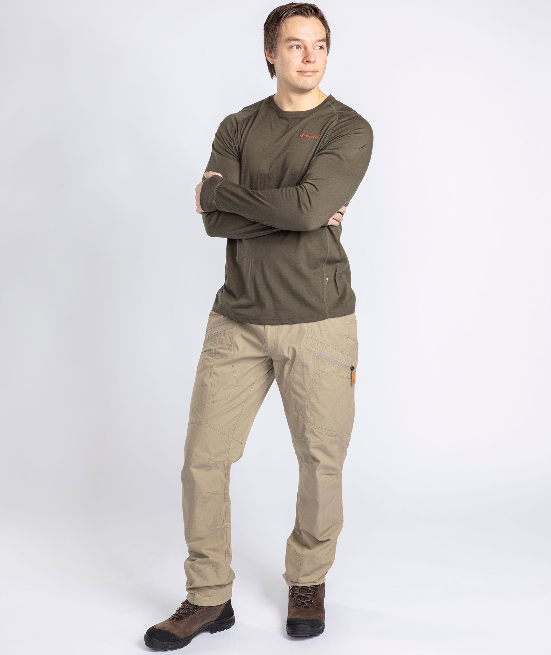 Pinewood&nbsp;Lappland Expert bukser, Light Khaki, large image number 1