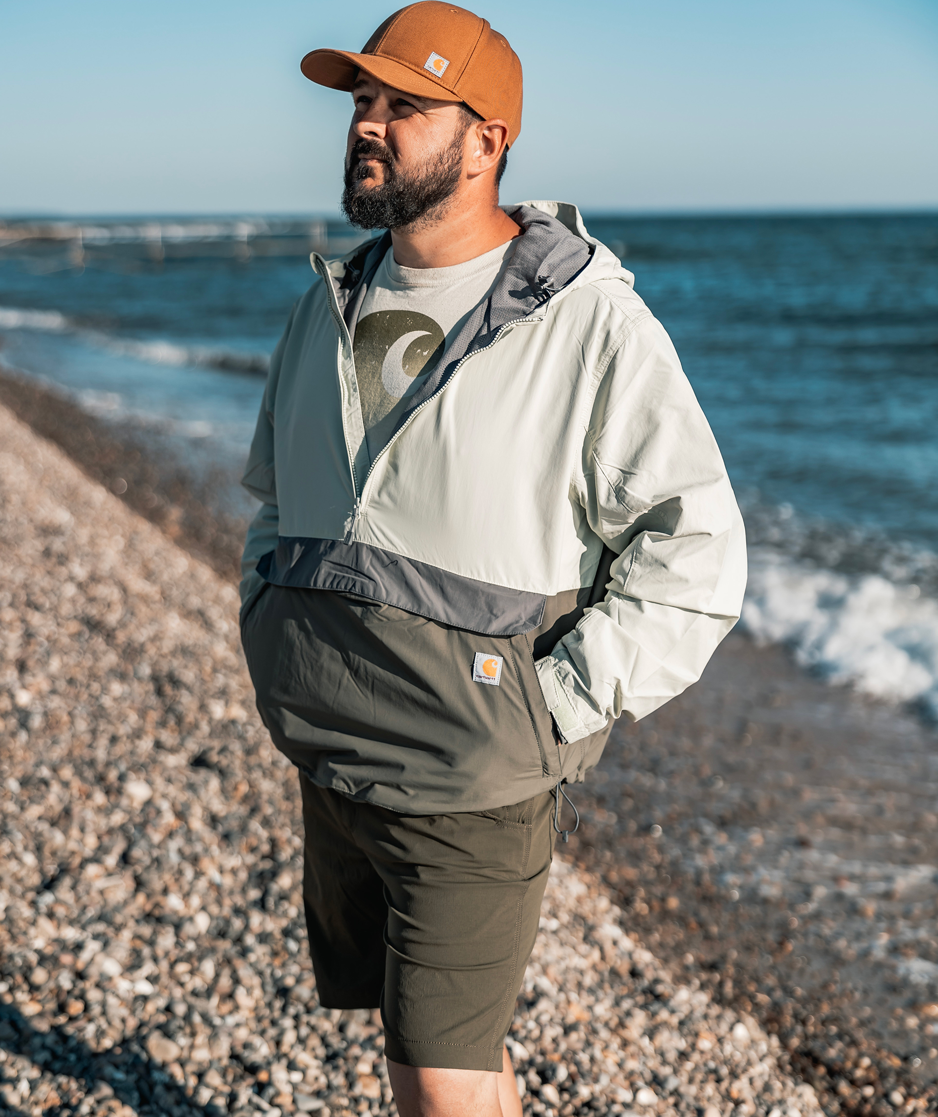 Carhartt Lightweight anorak, Tender Green/Dusty Olive, large image number 2