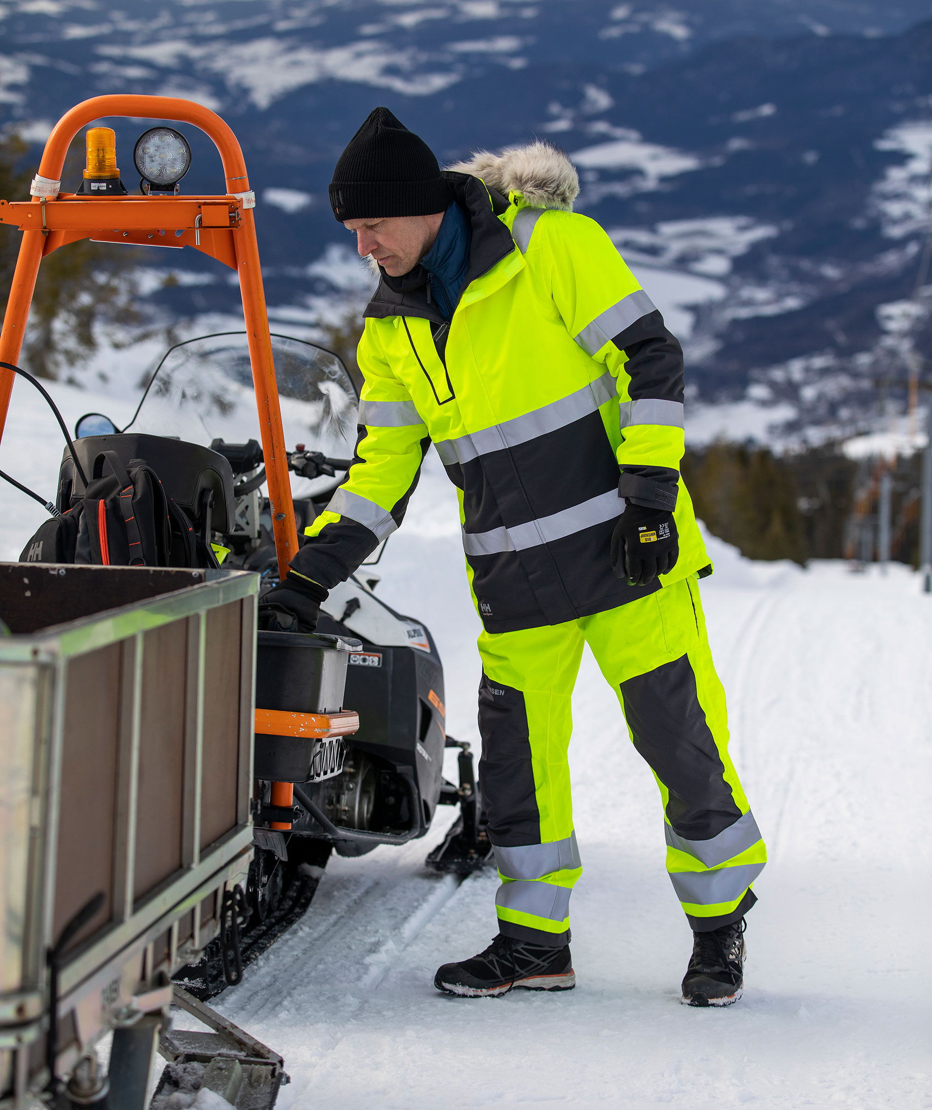 Helly Hansen Alna 2.0 parkas, Varsel gul/charcoal, large image number 8