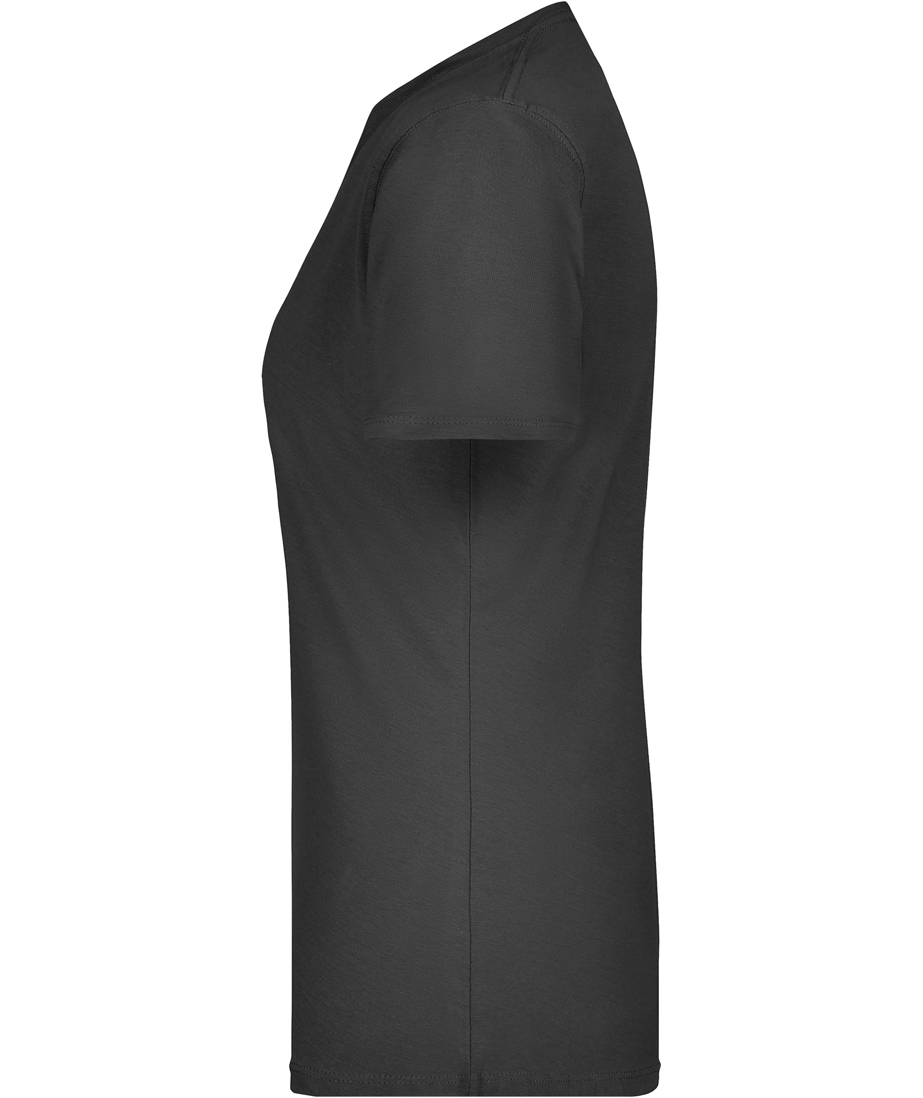 James & Nicholson Basic-T women's T-shirt, Black, large image number 3