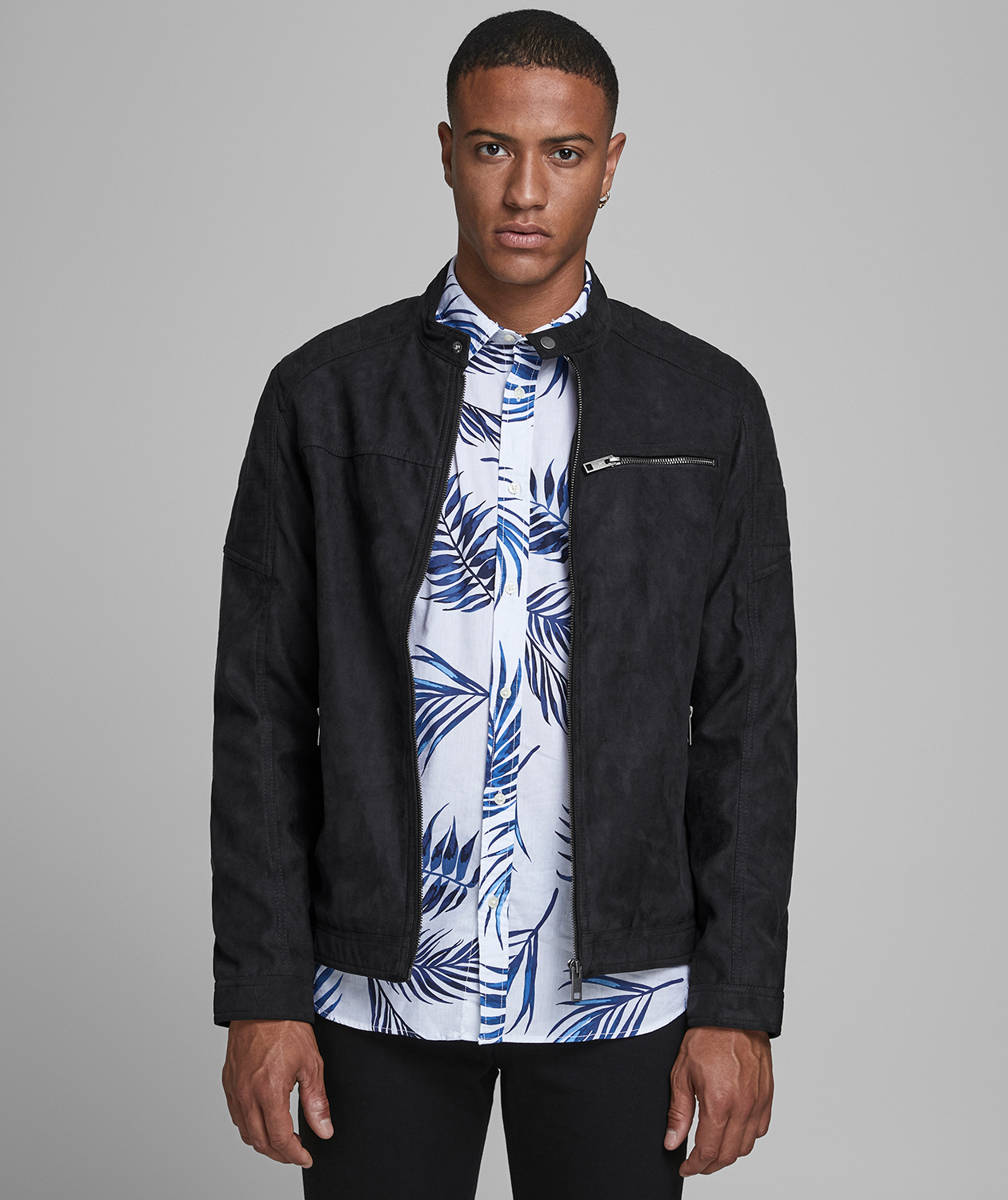 Jack & Jones JJEROCKY mockaimitation jacka, Jet black