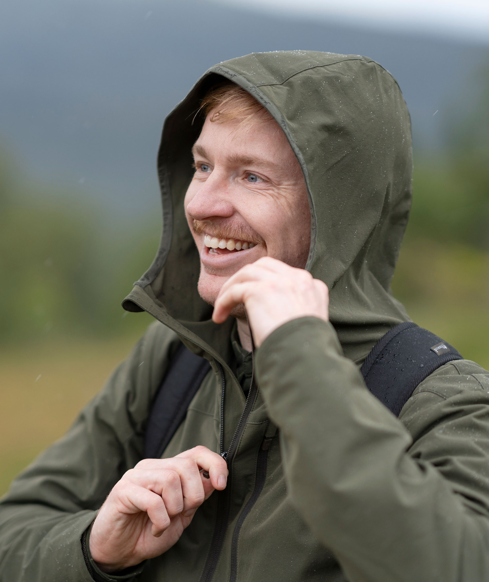 Pinewood Abisko Light jakke, Azur Blue/Dark Azur Blue, large image number 8