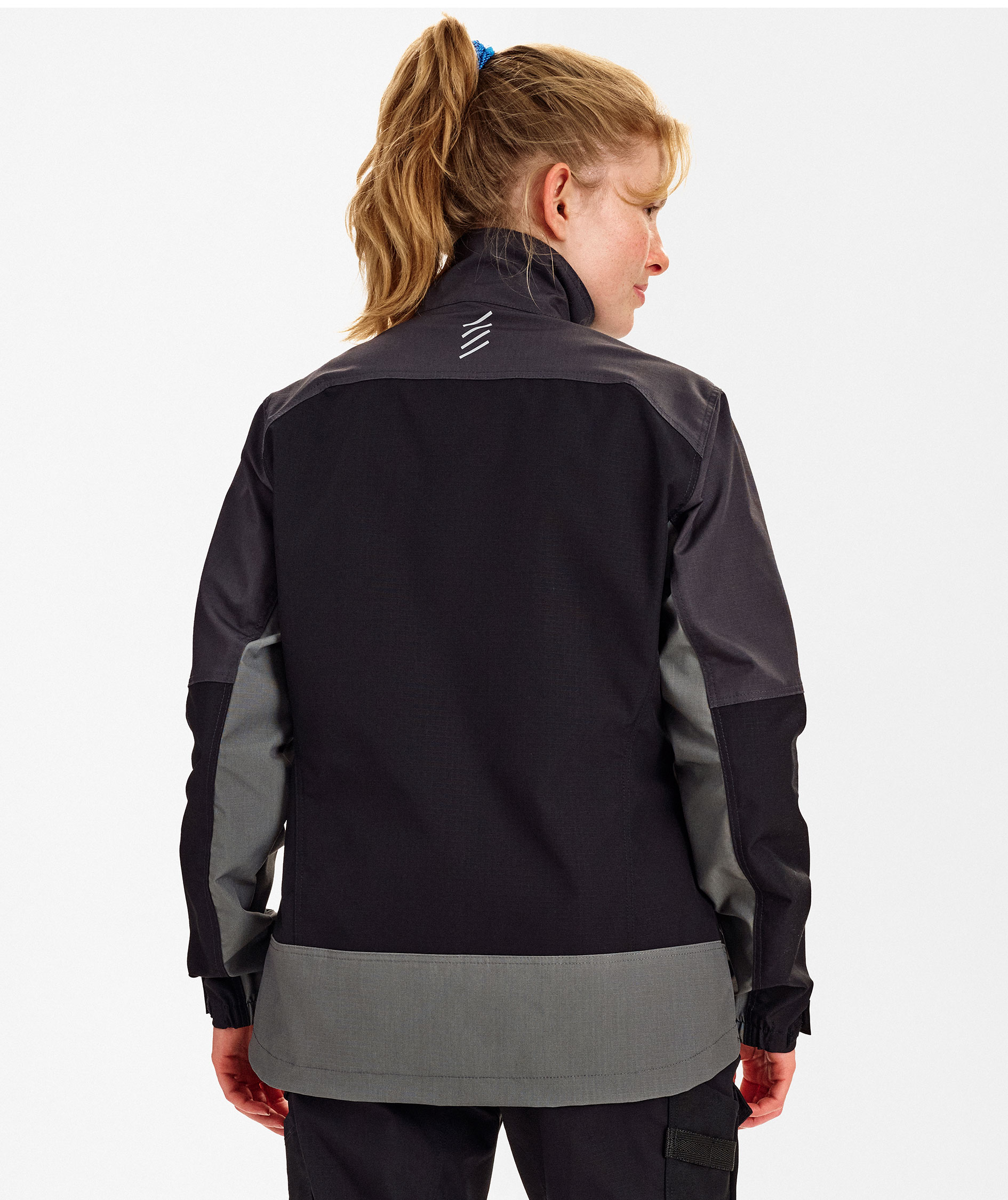 Engel Entire dame arbejdsjakke, Black/Anthracite Grey, large image number 4