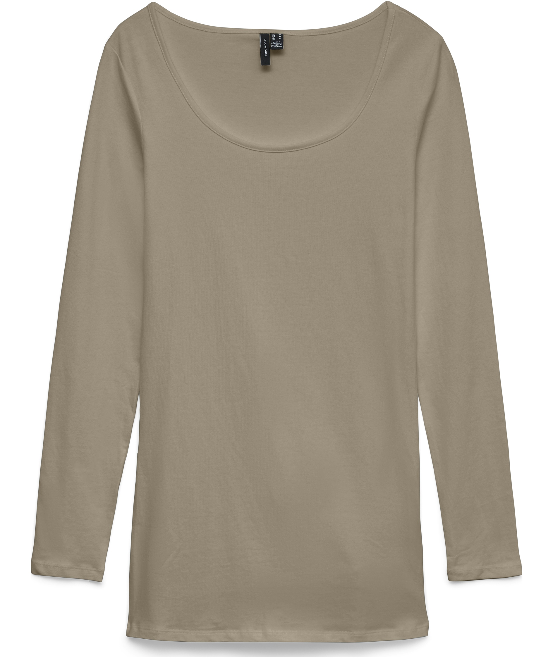 Vero Moda VMMAXI MY SOFT l&aring;ng&auml;rmad l&aring;ng T-shirt dam, Silver Mink, Silver Mink, swatch